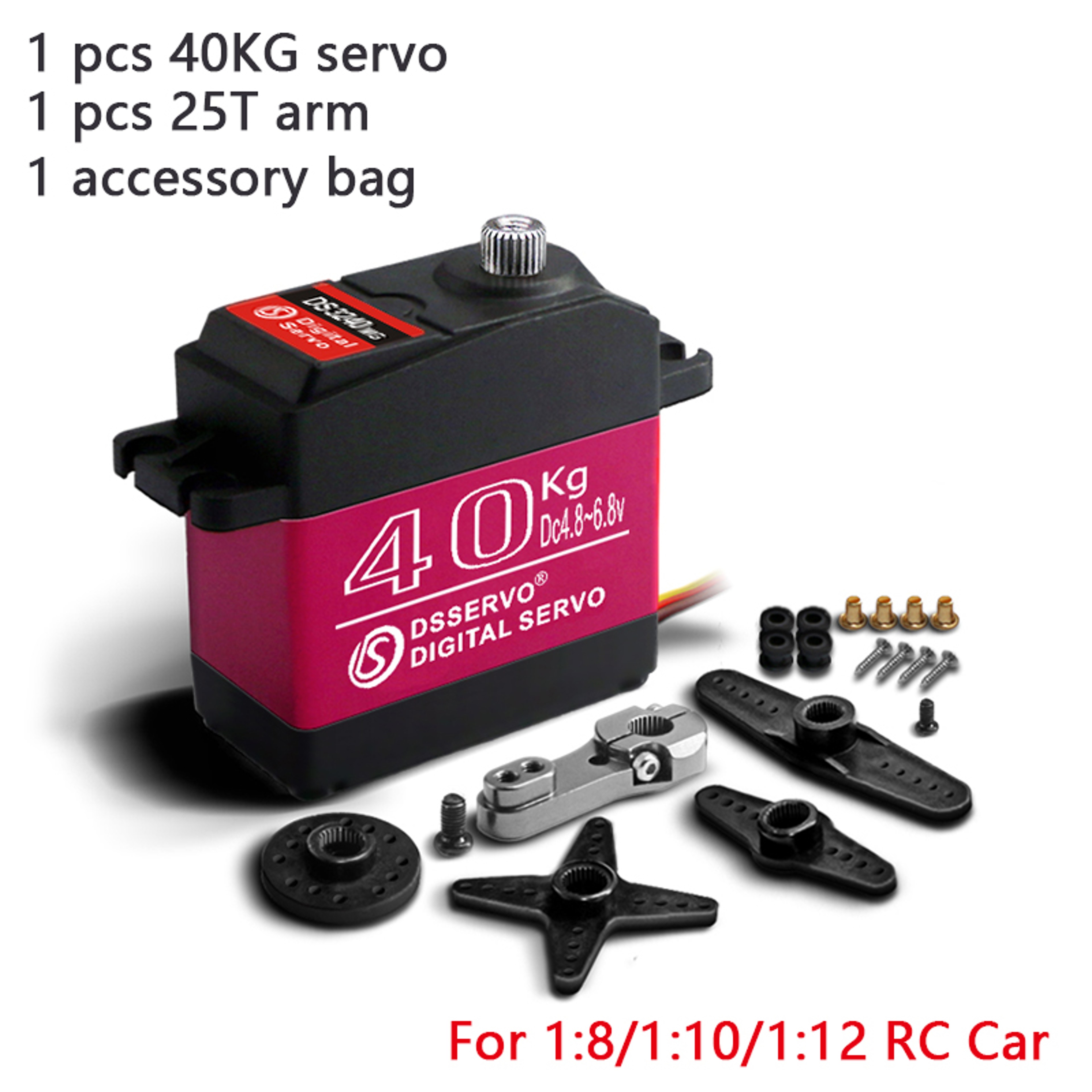 High Torque Waterproof Digital Servo, Metal Gear for RC Baja, 1/8 & 1/10 Scale – view 9