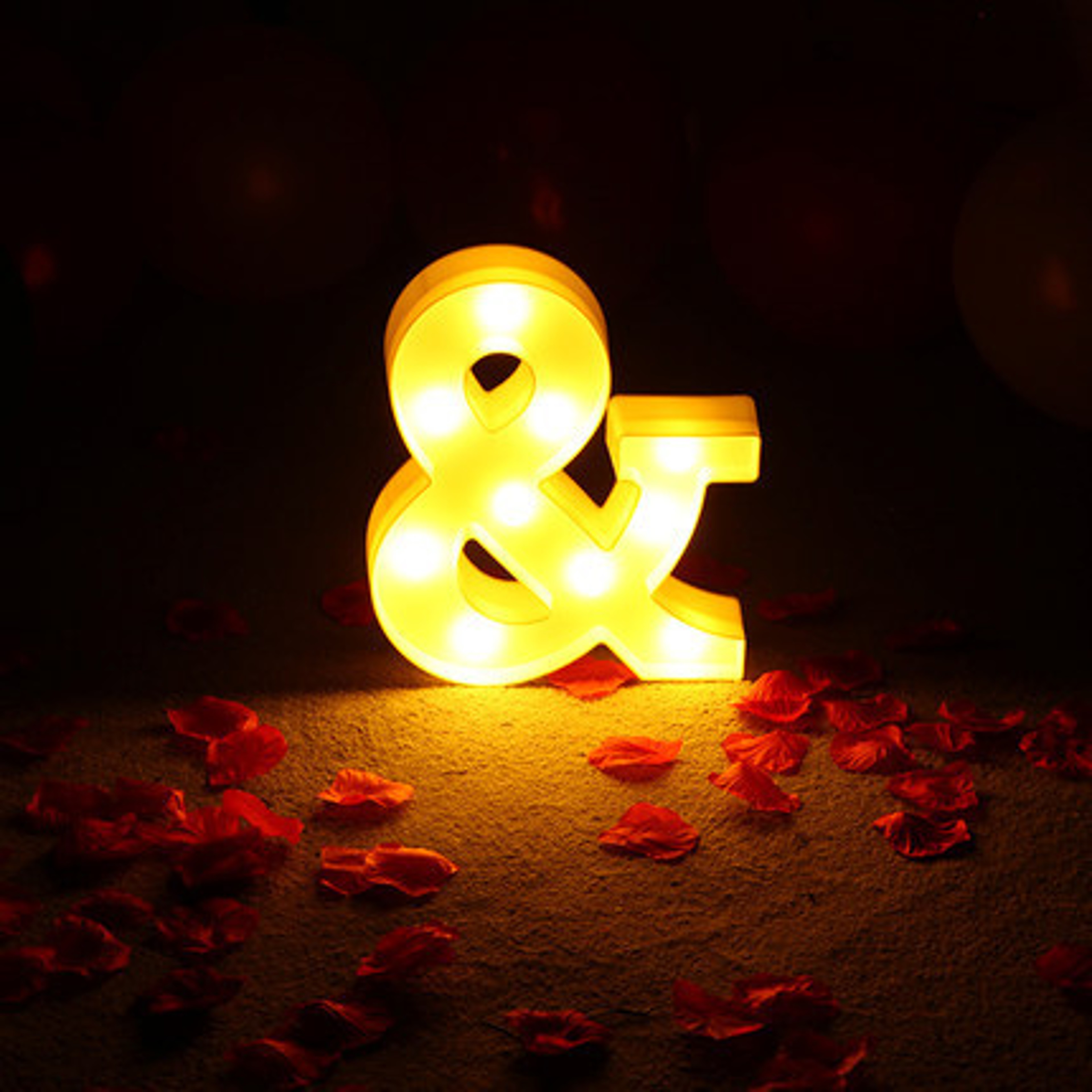 Battery Powered Alphabet Letter LED Lights, Luminous Warm Night Number Lamp for Home Decor, Christmas, Wedding, Birthday – view 6