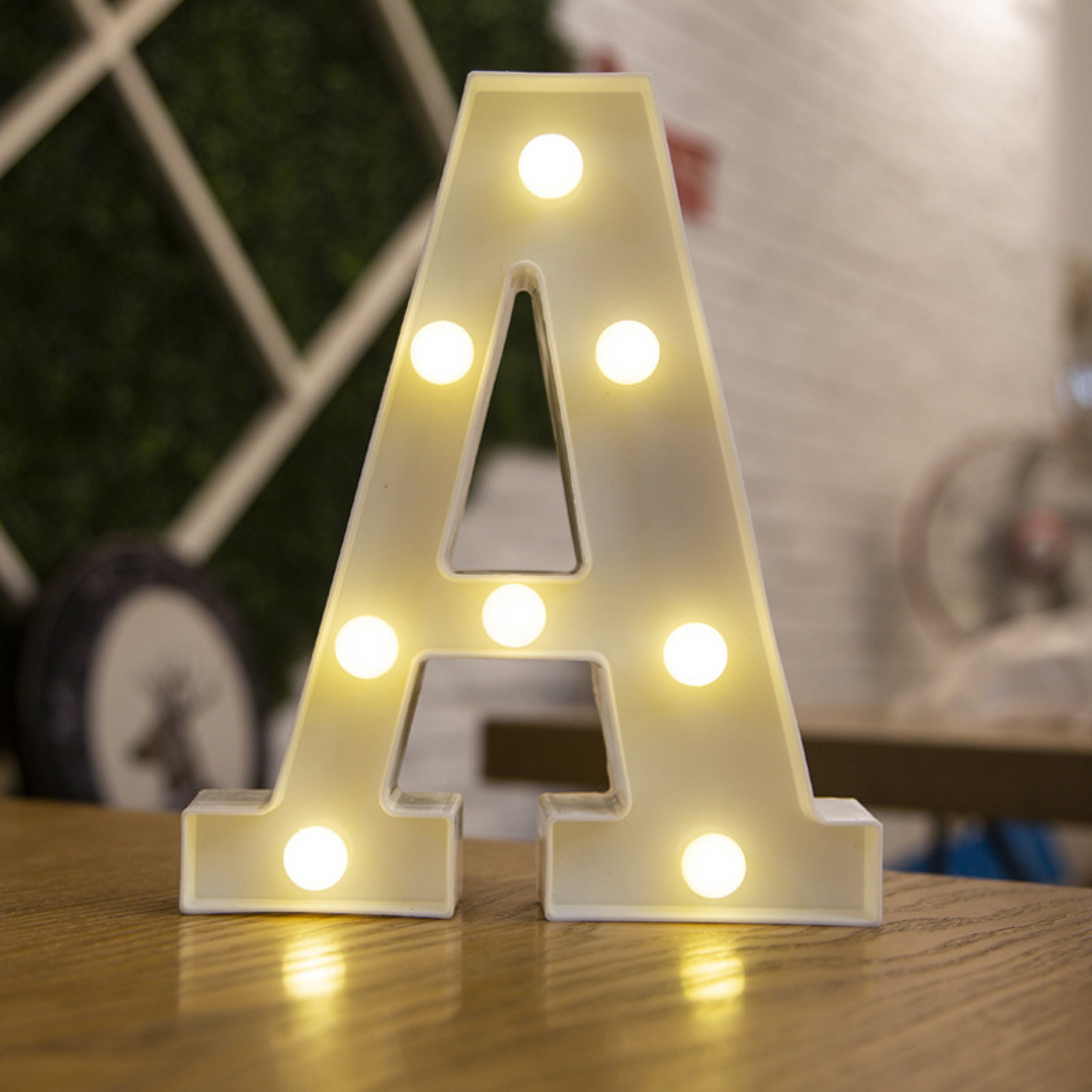 Battery Powered Alphabet Letter LED Lights, Luminous Warm Night Number Lamp for Home Decor, Christmas, Wedding, Birthday – view 19