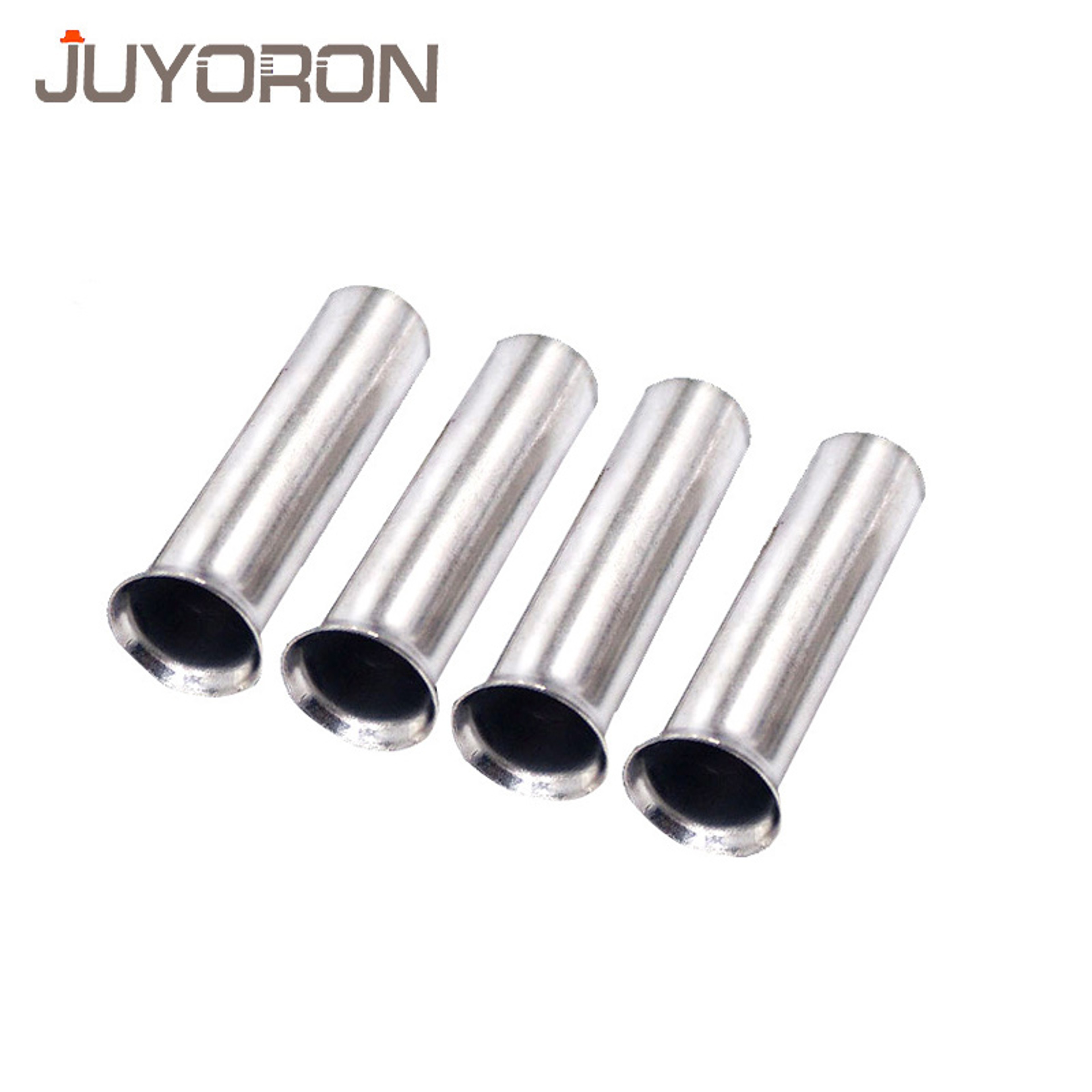 Copper Crimp Ferrules EN Series, Non-Insulated Wire Connector Terminals, Bare Tinned Electrical Cable Ends – view 4