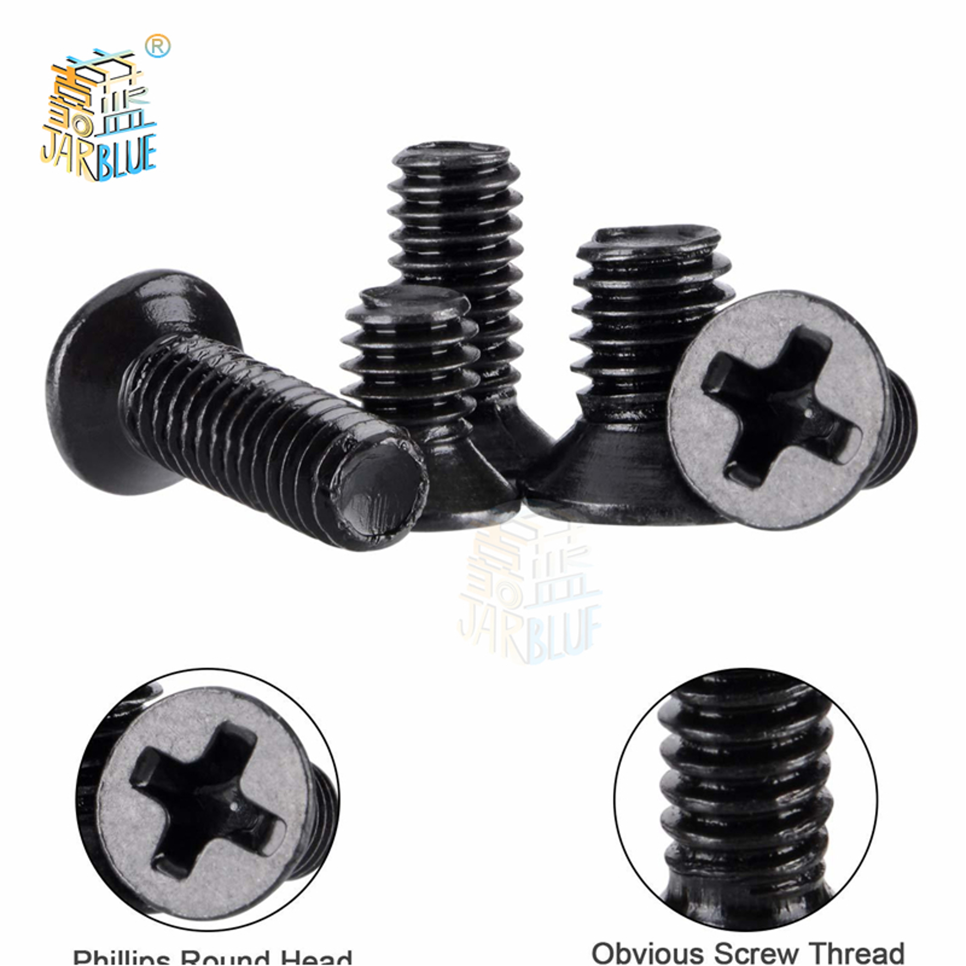 Laptop Notebook Screws Set, Flat Head Phillips Screws Kit for Small Computer & Electronics Repair – view 3
