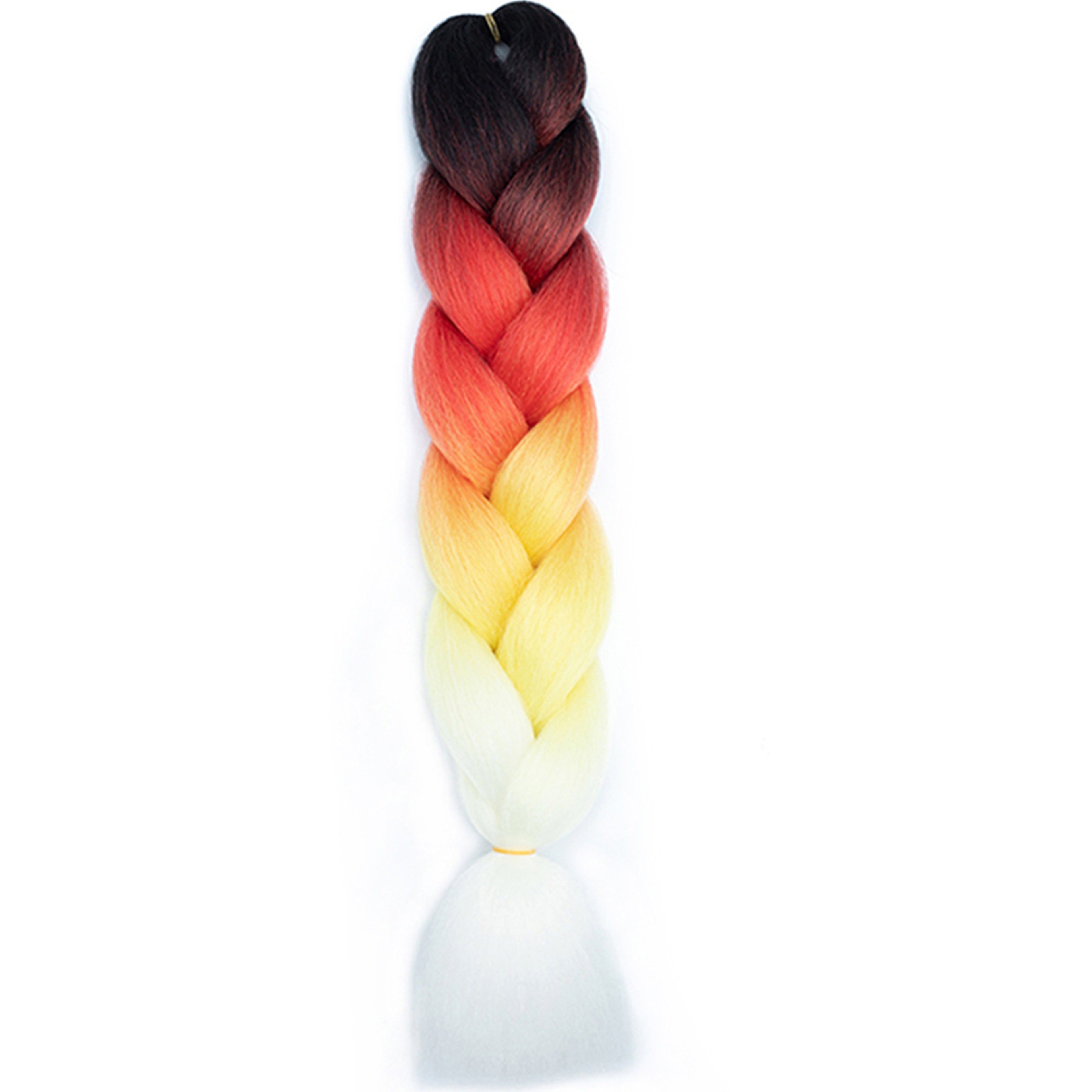 Jumbo Braids Extensions Synthetic Braiding Hair Kanekalon Afro Ombre Color Hair for Kids Children Crochet Twist Braid – view 32