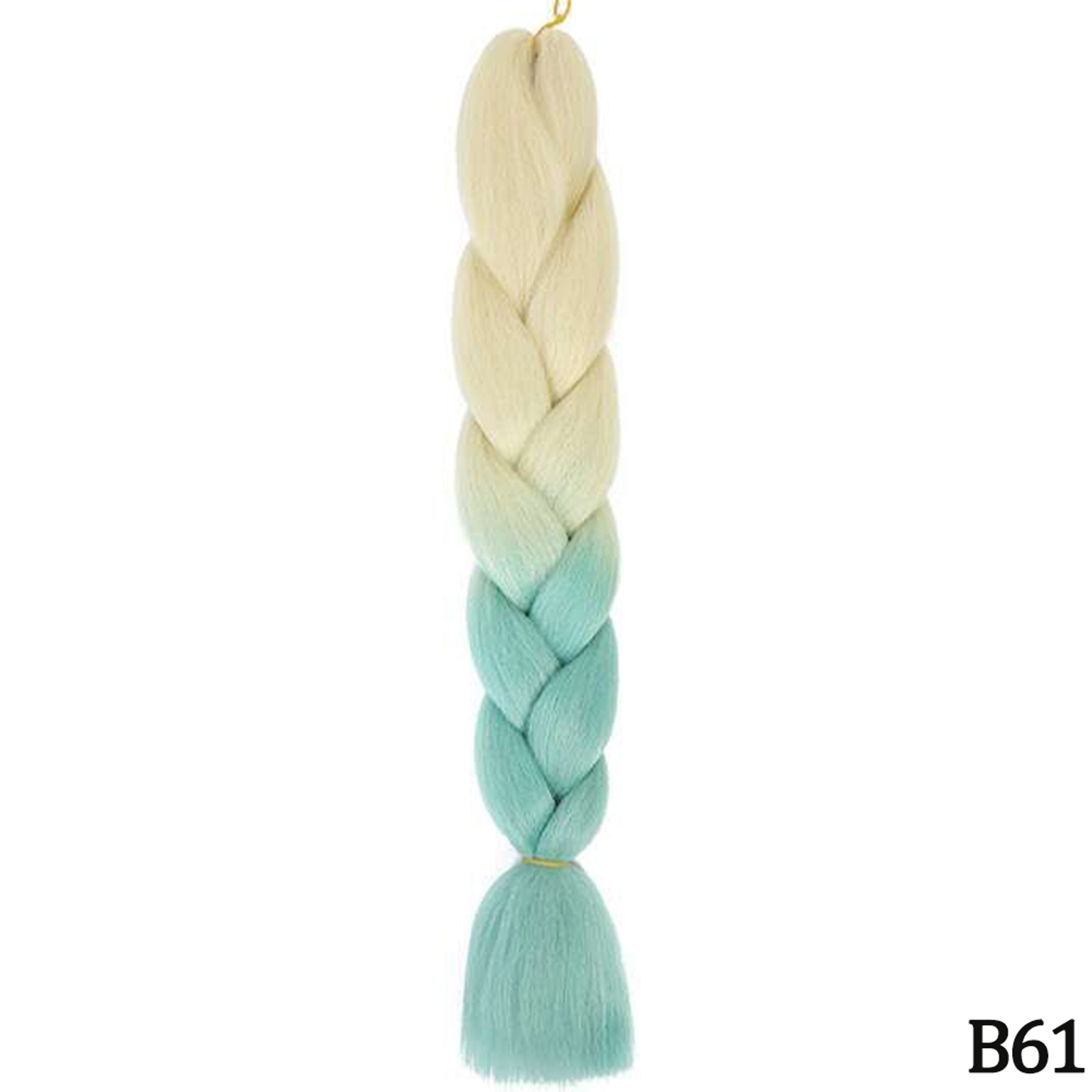 Jumbo Braids Extensions Synthetic Braiding Hair Kanekalon Afro Ombre Color Hair for Kids Children Crochet Twist Braid – view 48