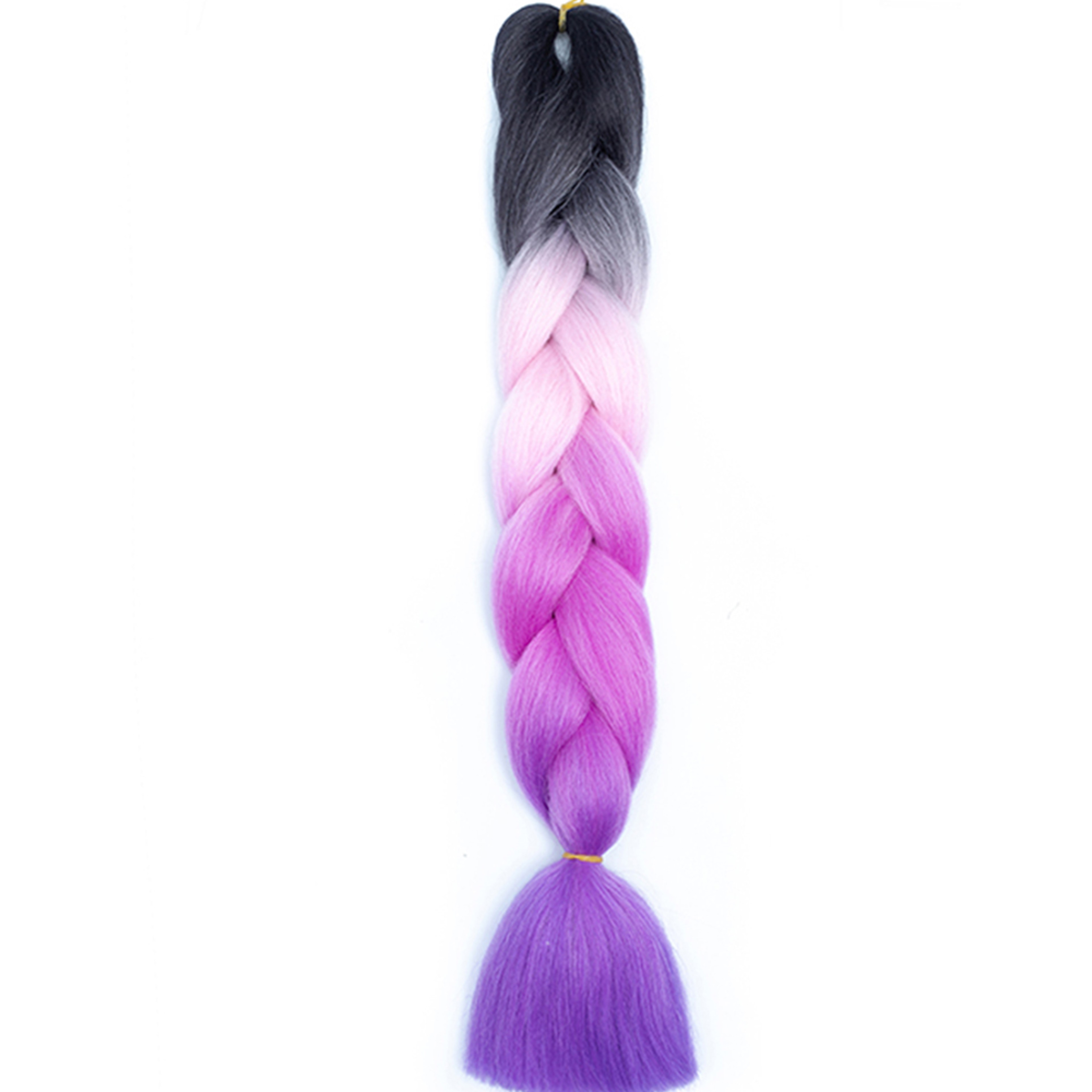 Jumbo Braids Extensions Synthetic Braiding Hair Kanekalon Afro Ombre Color Hair for Kids Children Crochet Twist Braid – view 57
