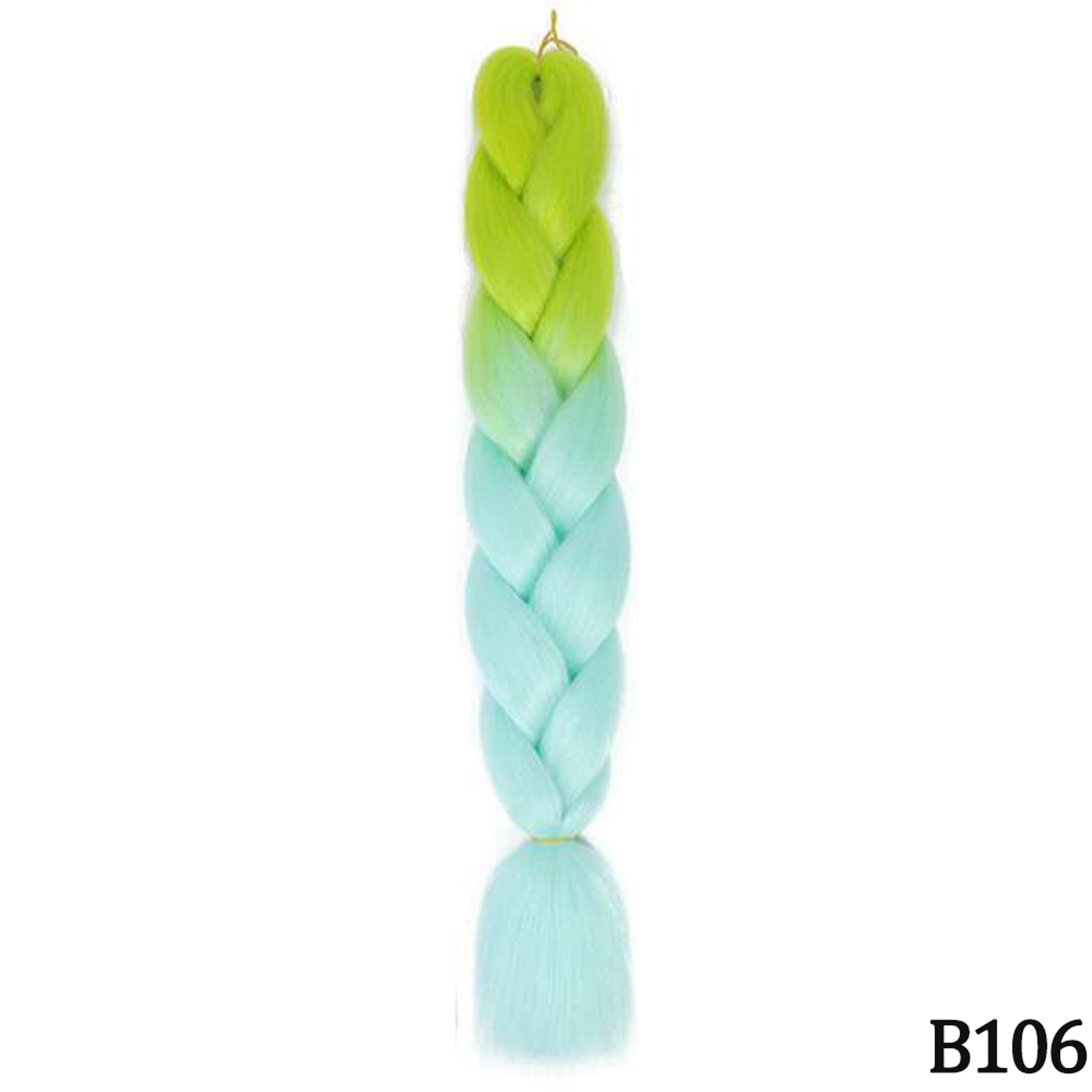 Jumbo Braids Extensions Synthetic Braiding Hair Kanekalon Afro Ombre Color Hair for Kids Children Crochet Twist Braid – view 99