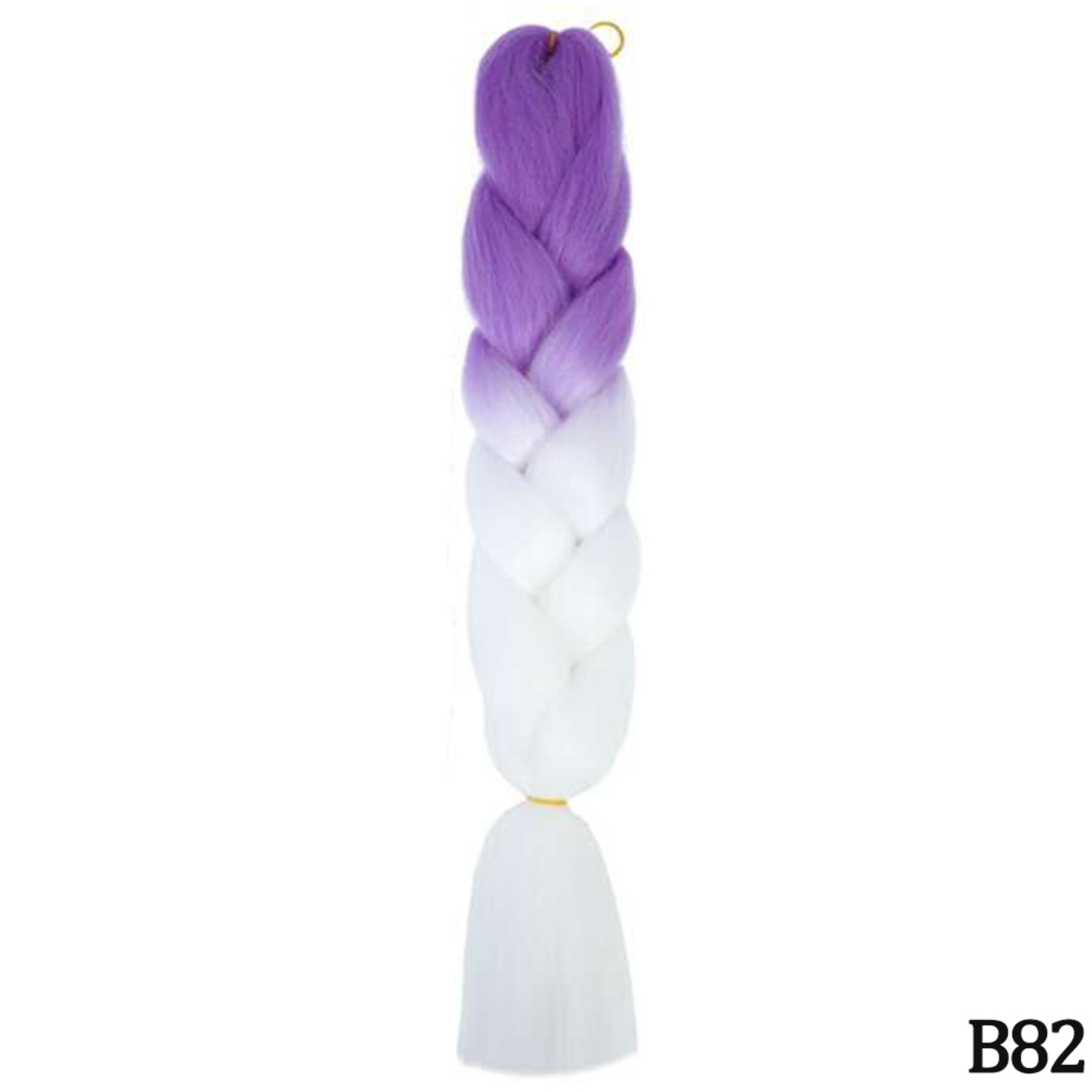 Jumbo Braid Hair Extensions, Ombre Kanekalon Synthetic Yaki Braids for Women, DIY Braiding Hair in Multiple Colors – view 104