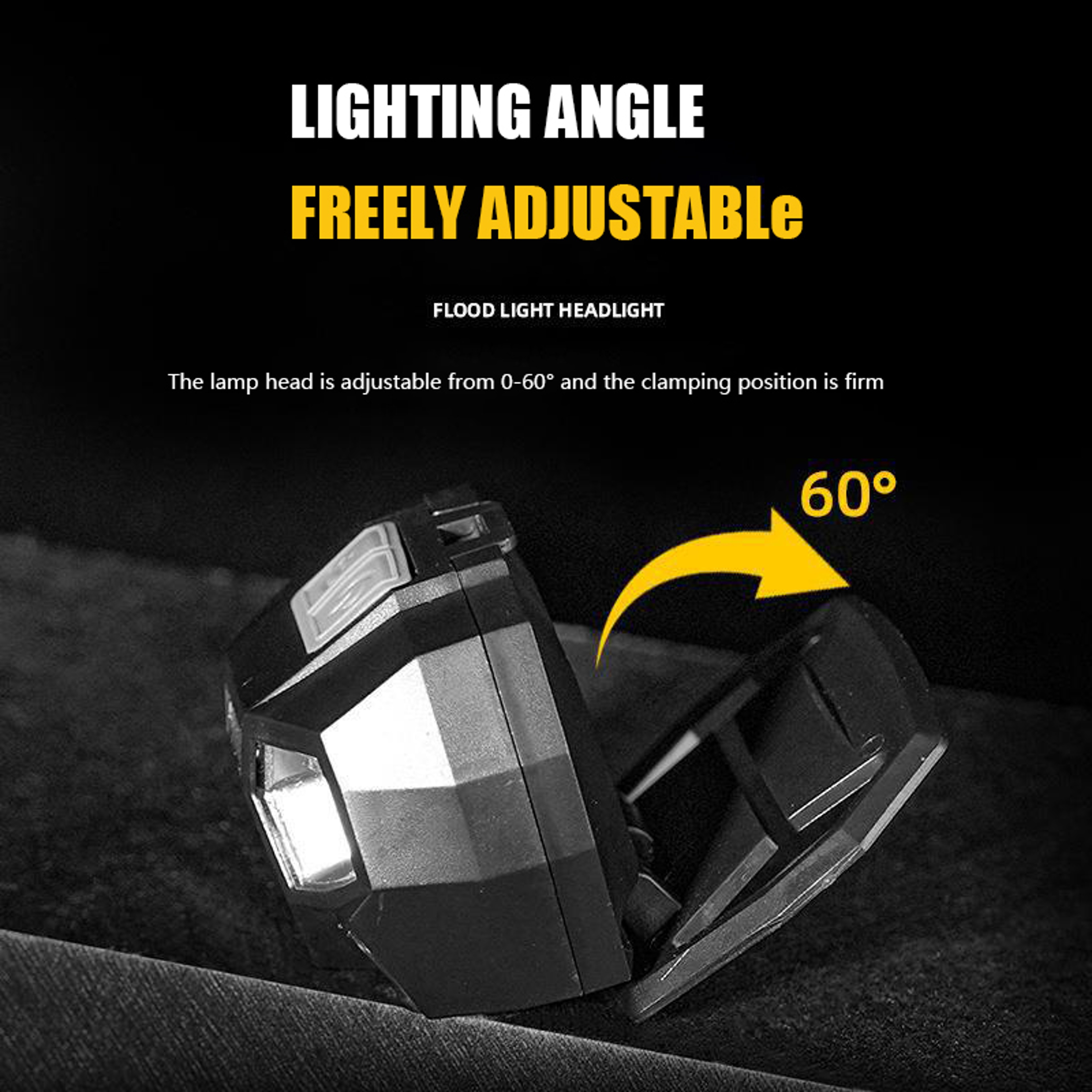 Tactical FAST MICH Helmet Light Sensor Headlamp, Waterproof USB Rechargeable Signal Light for Hunting & Fishing – view 5