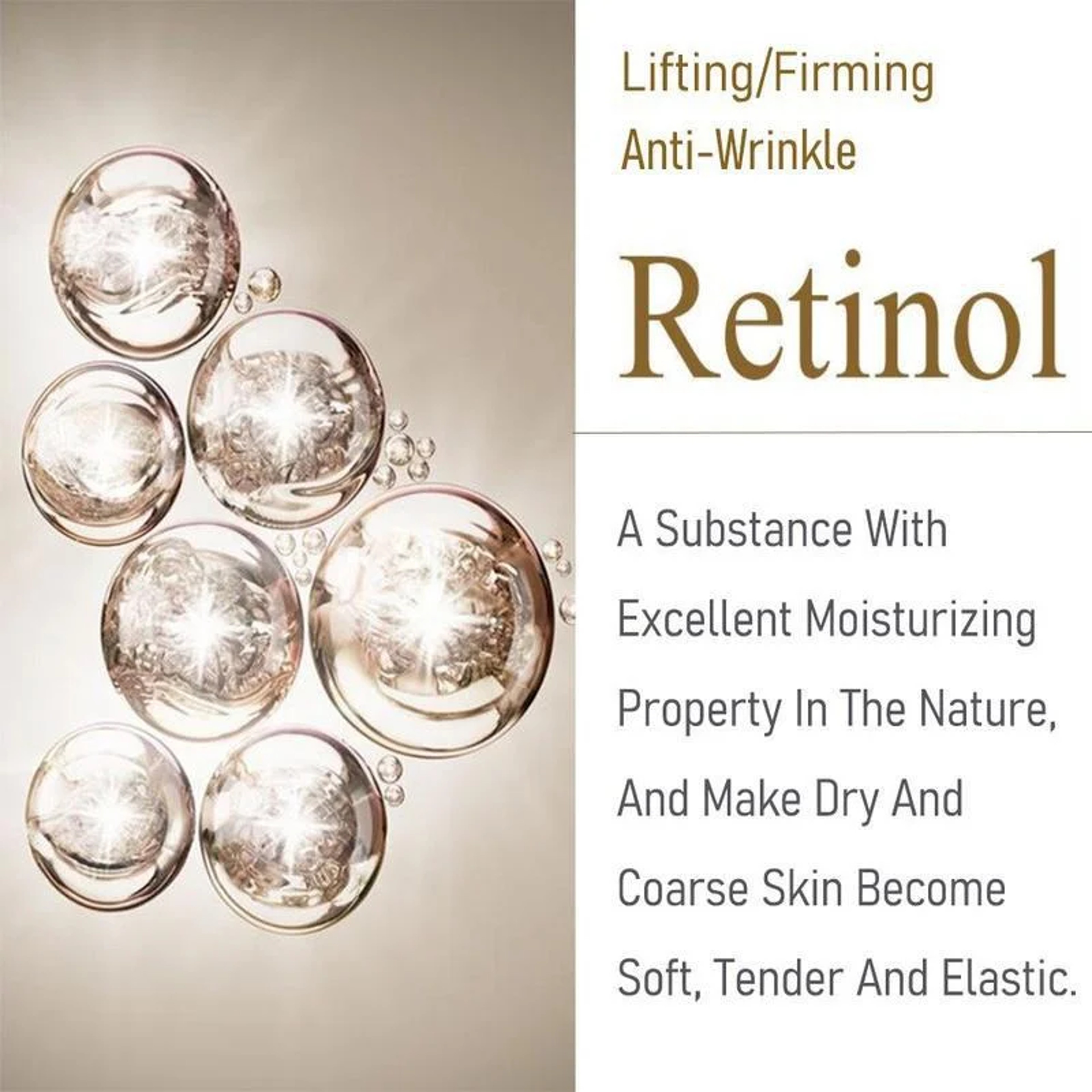Retinol Face Cream – Anti-Aging Moisturizer for Wrinkles, Brightening & Repairing Skin Nourishing & Moisturizing Facial – view 5