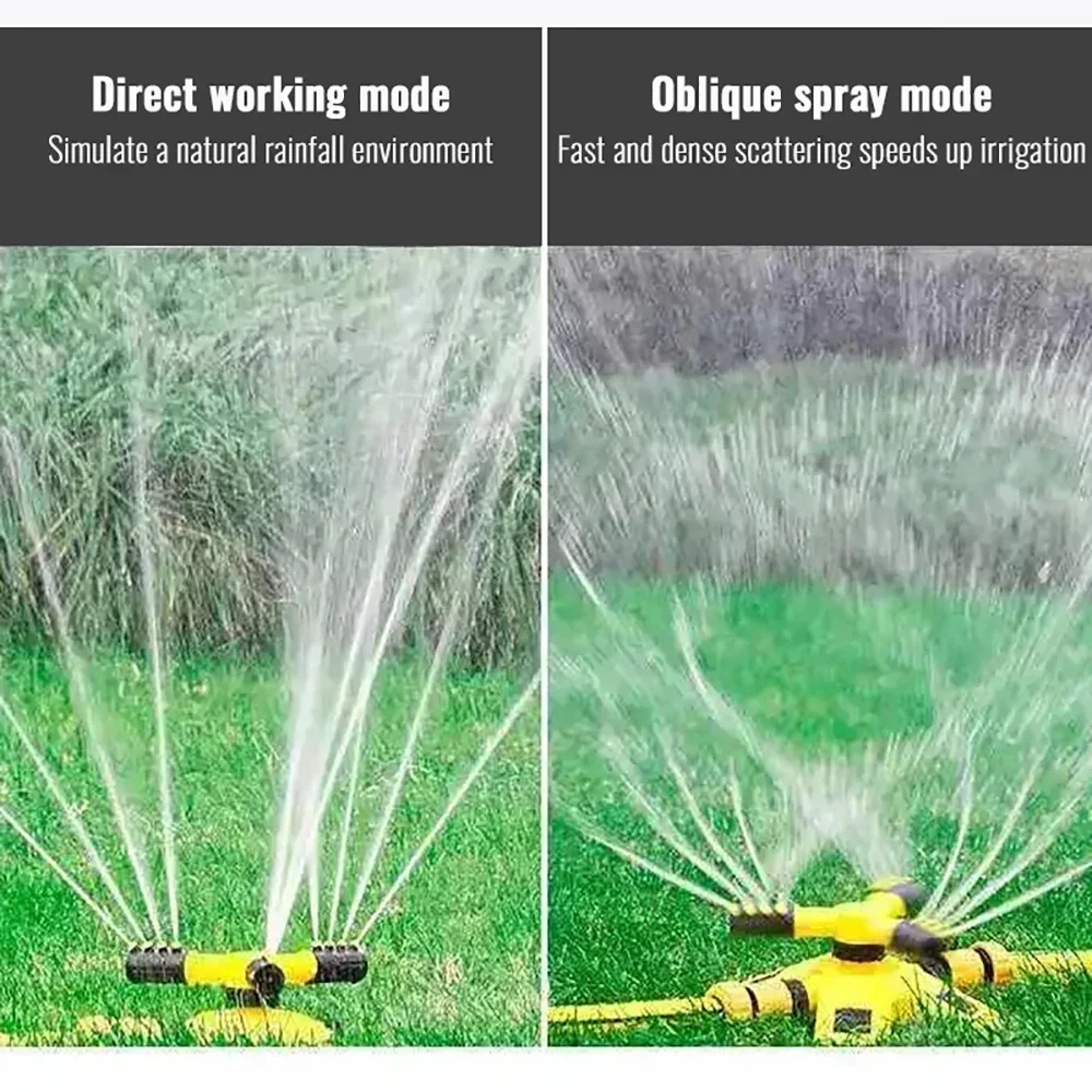 360 Degree Automatic Rotating Garden Lawn Sprinkler Large Area Coverage Water Sprayer For Yard  Law 3