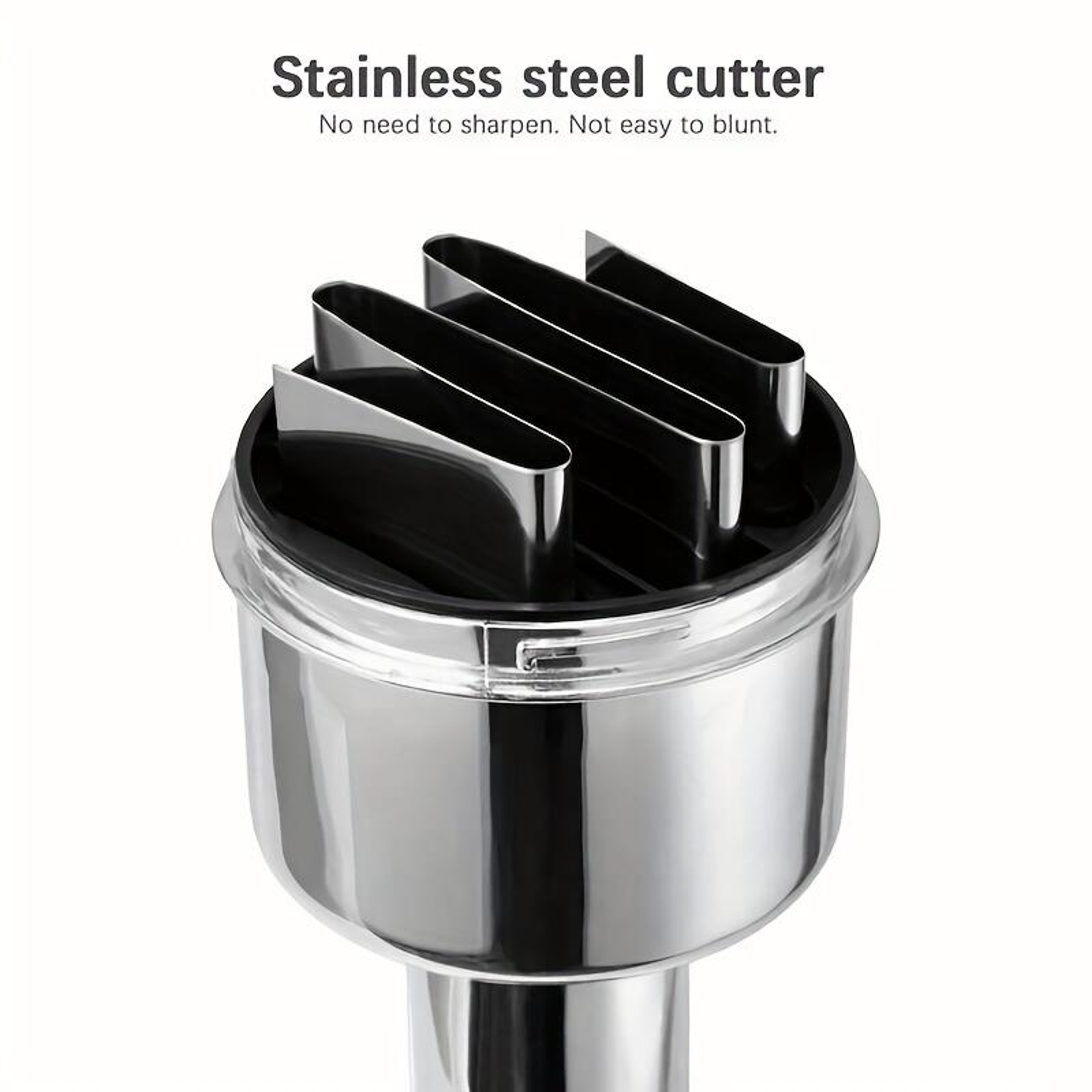 Manual Onion Chopper Stainless Steel Garlic Presser Food Crusher Cutter, Meat Mincer Hand Press for Kitchen Tool – view 5