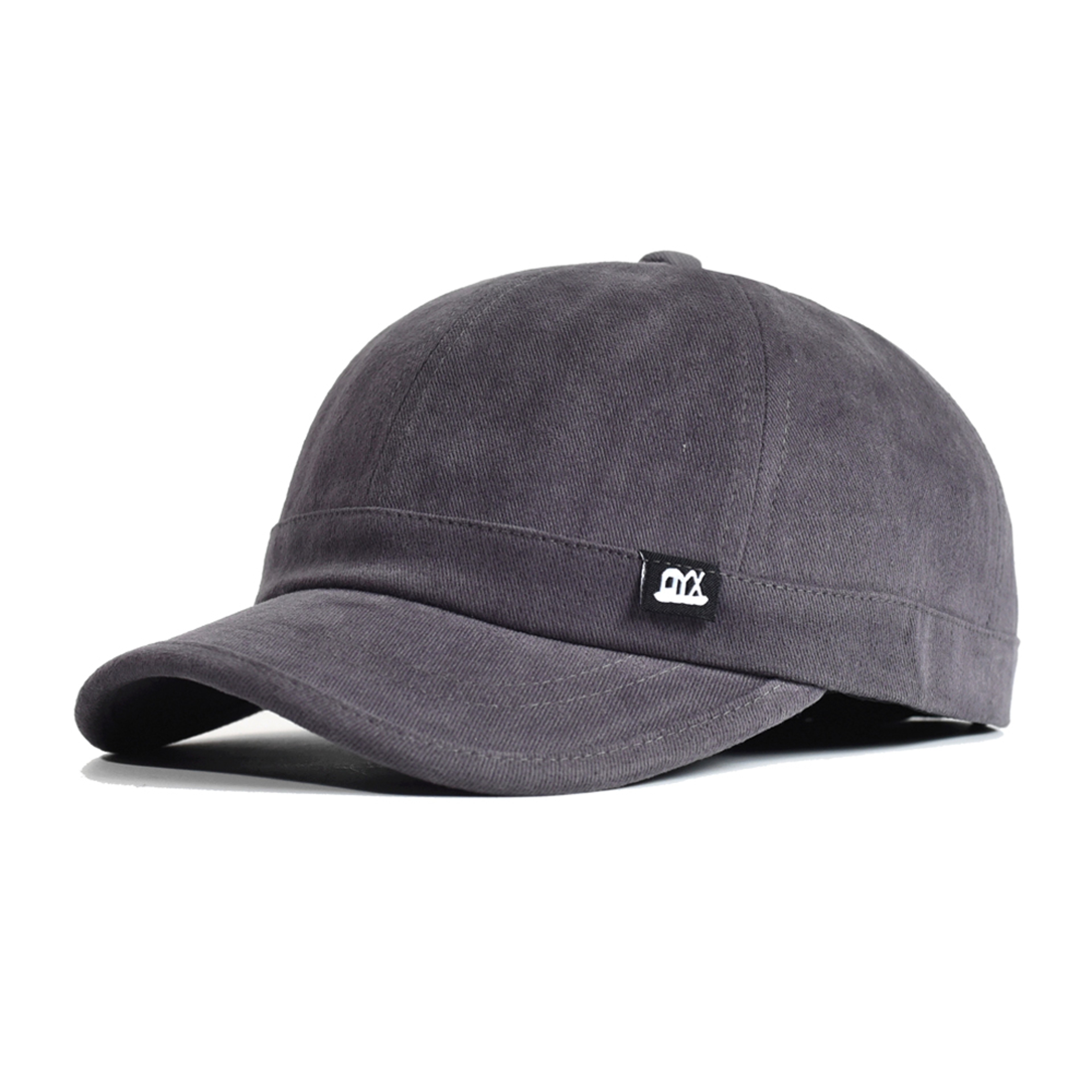 Vintage Short Brim Baseball Cap Cotton, Soft Dad Hat for Men Women, Adjustable Trucker Style Low Profile Caps – view 2