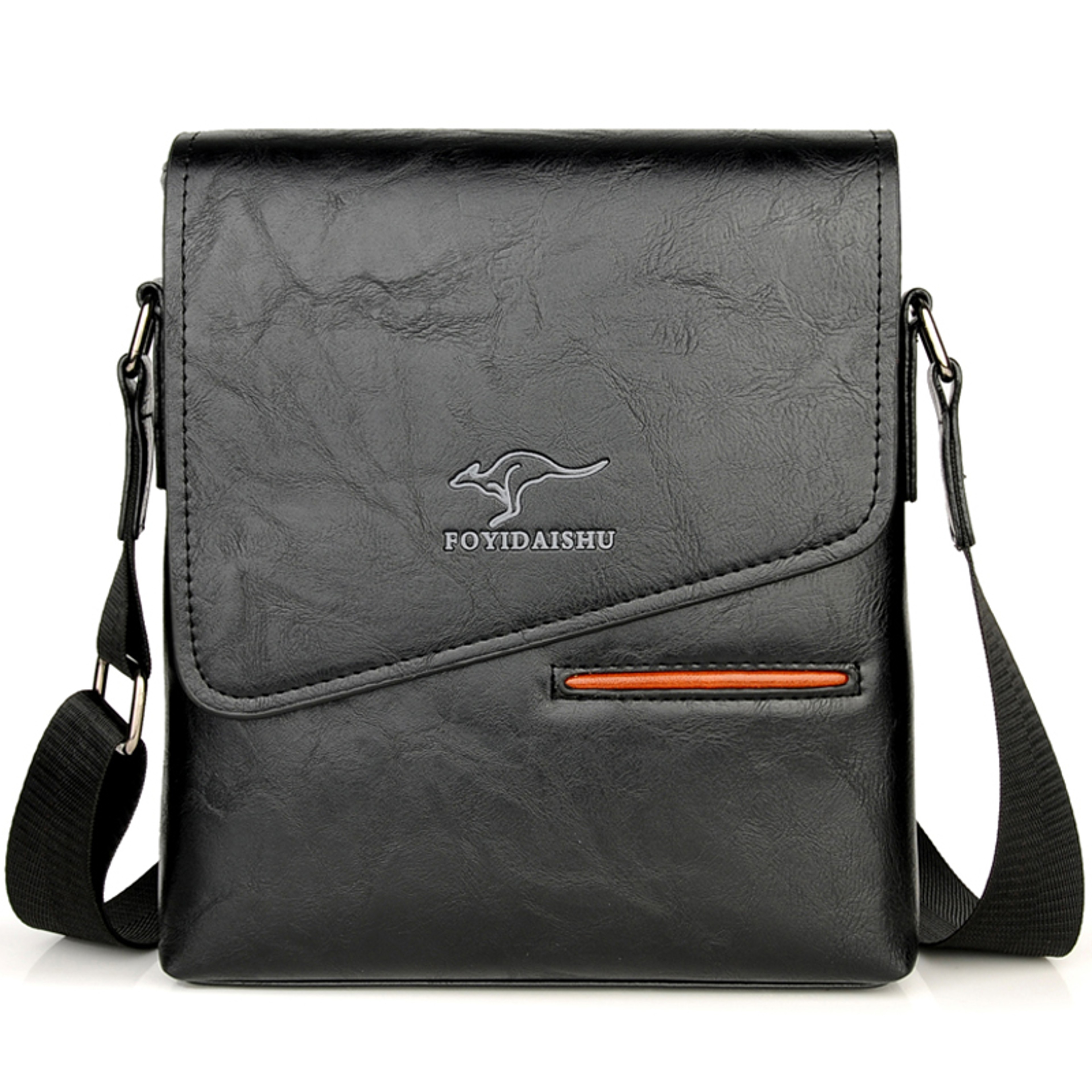 Men's Crossbody Bag Small Leather Shoulder Bag, Business & Casual Luxury Messenger Bag for Men with Tablet Compartment – view 8