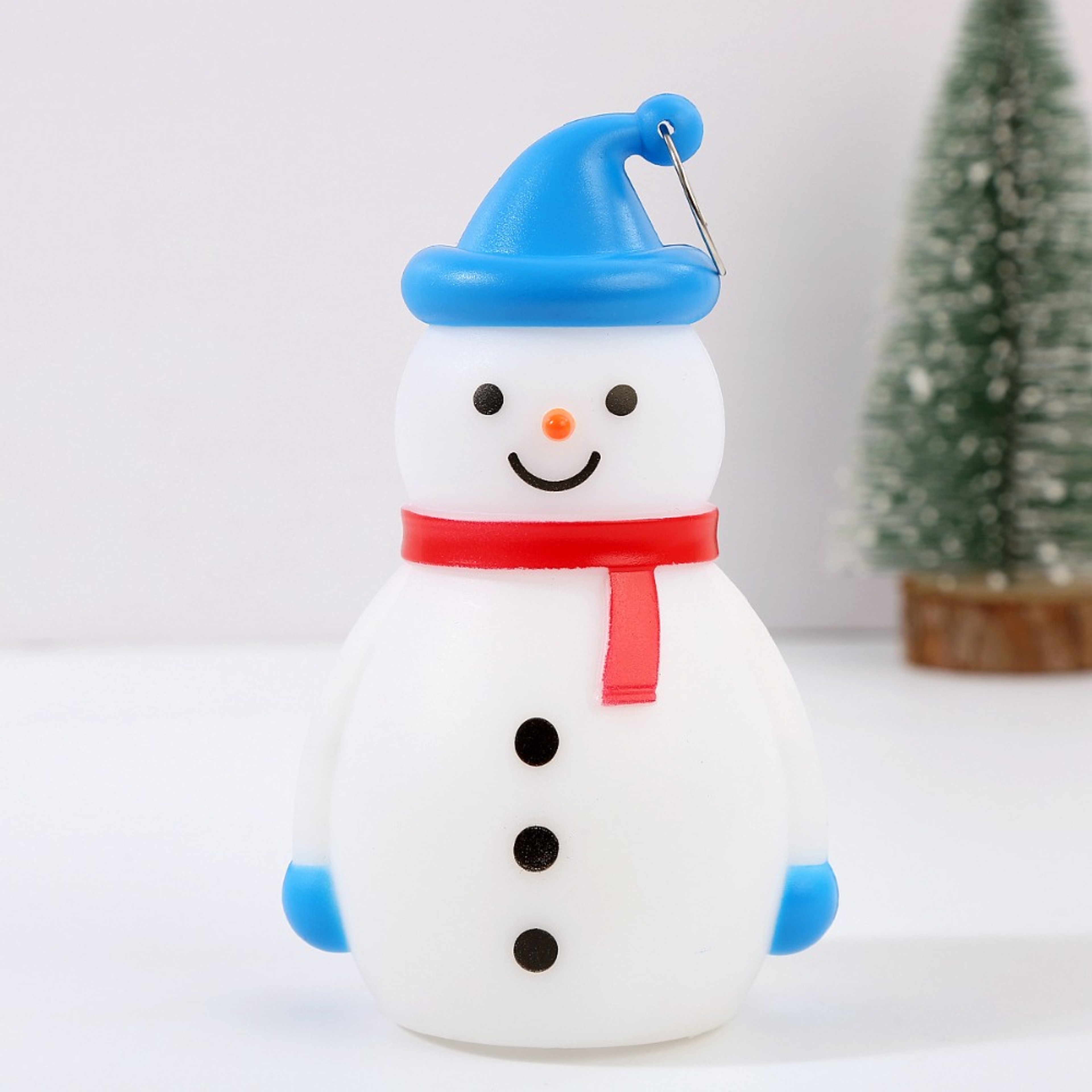 Christmas Tree Decoration Pendant, Cute Glowing Snowman Ornaments, New Year Carnival Party Gifts – view 7