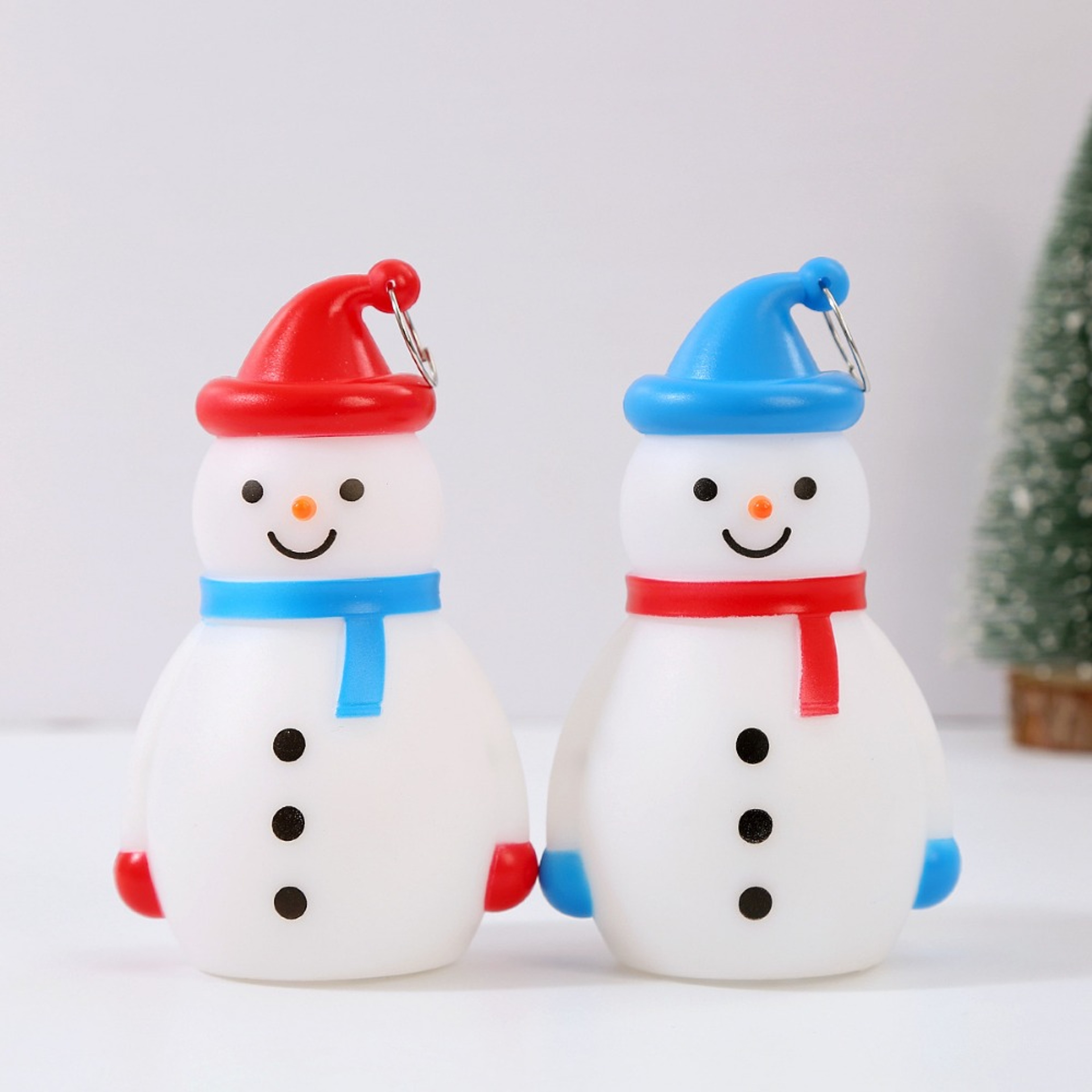 Christmas Tree Decoration Pendant, Cute Glowing Snowman Ornaments, New Year Carnival Party Gifts – view 6