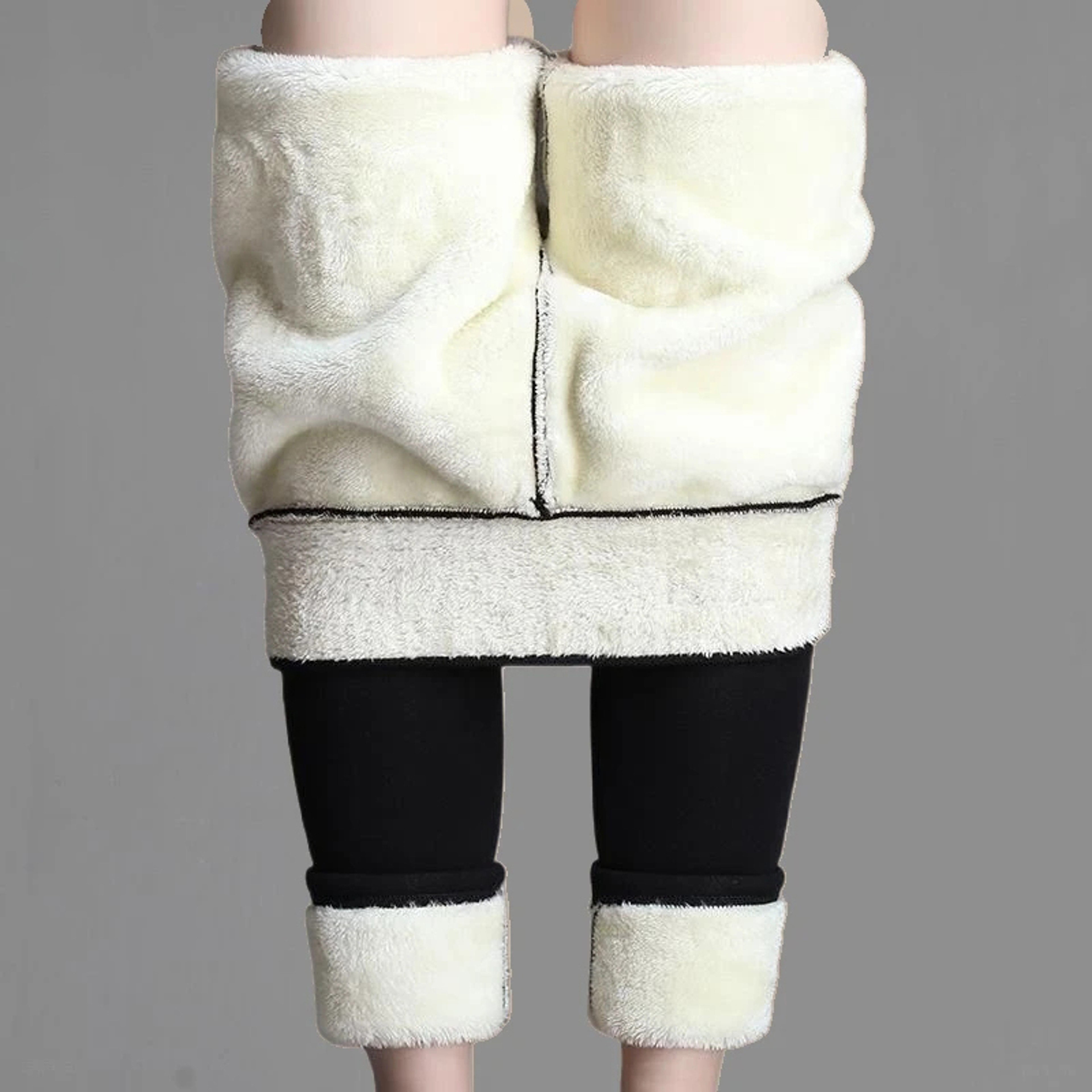 Women Winter Warm Leggings, High Waist Velvet Stretch Pants, Thick Casual Plus Size Leggings – view 1