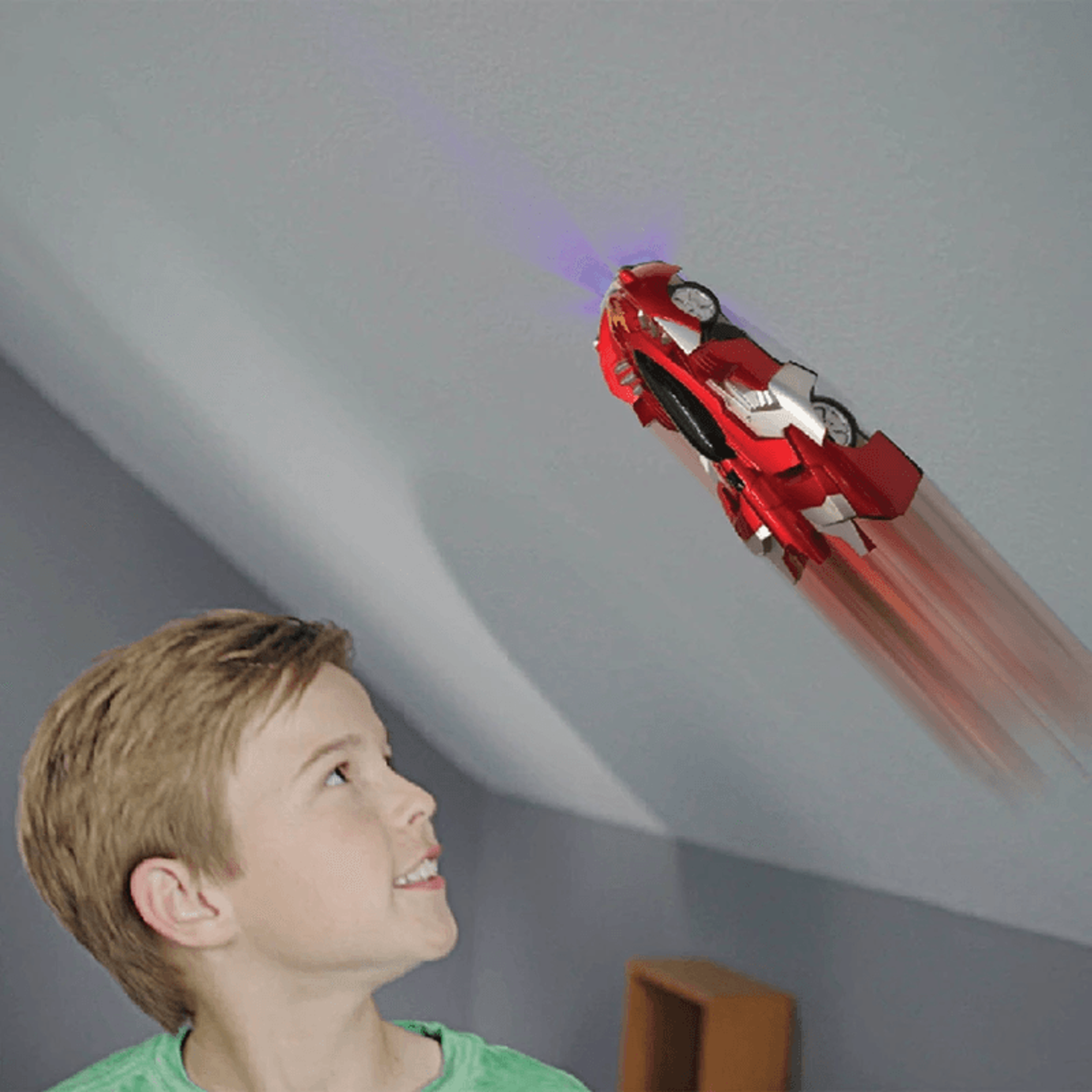 Wall climbing RC car