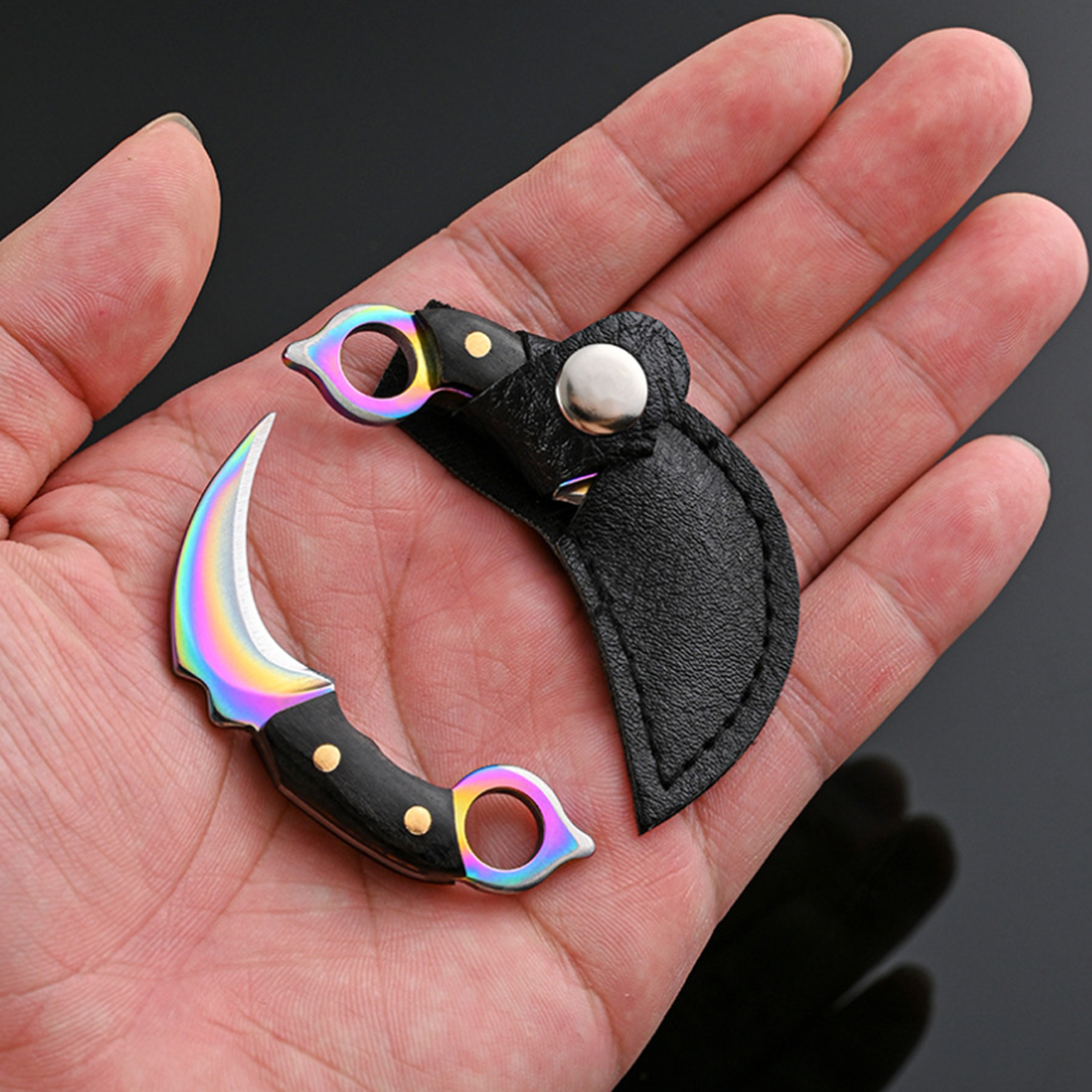 Compact Pocket Knife Keychain Mini EDC Tool For Camping Travel  Everyday Carry 1
