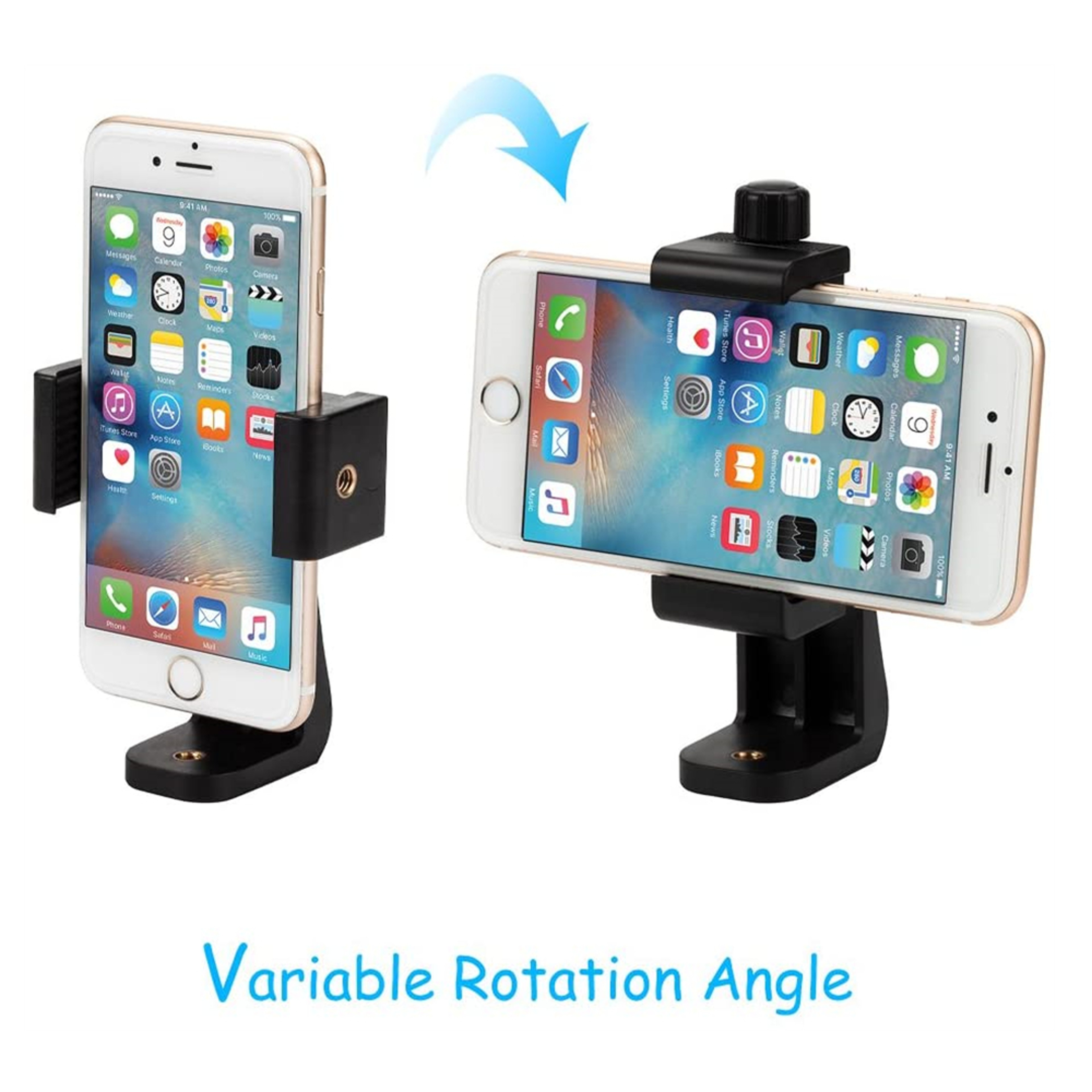 Universal Phone Tripod Mount Clip Adjustable Smartphone Holder Adapter – view 6