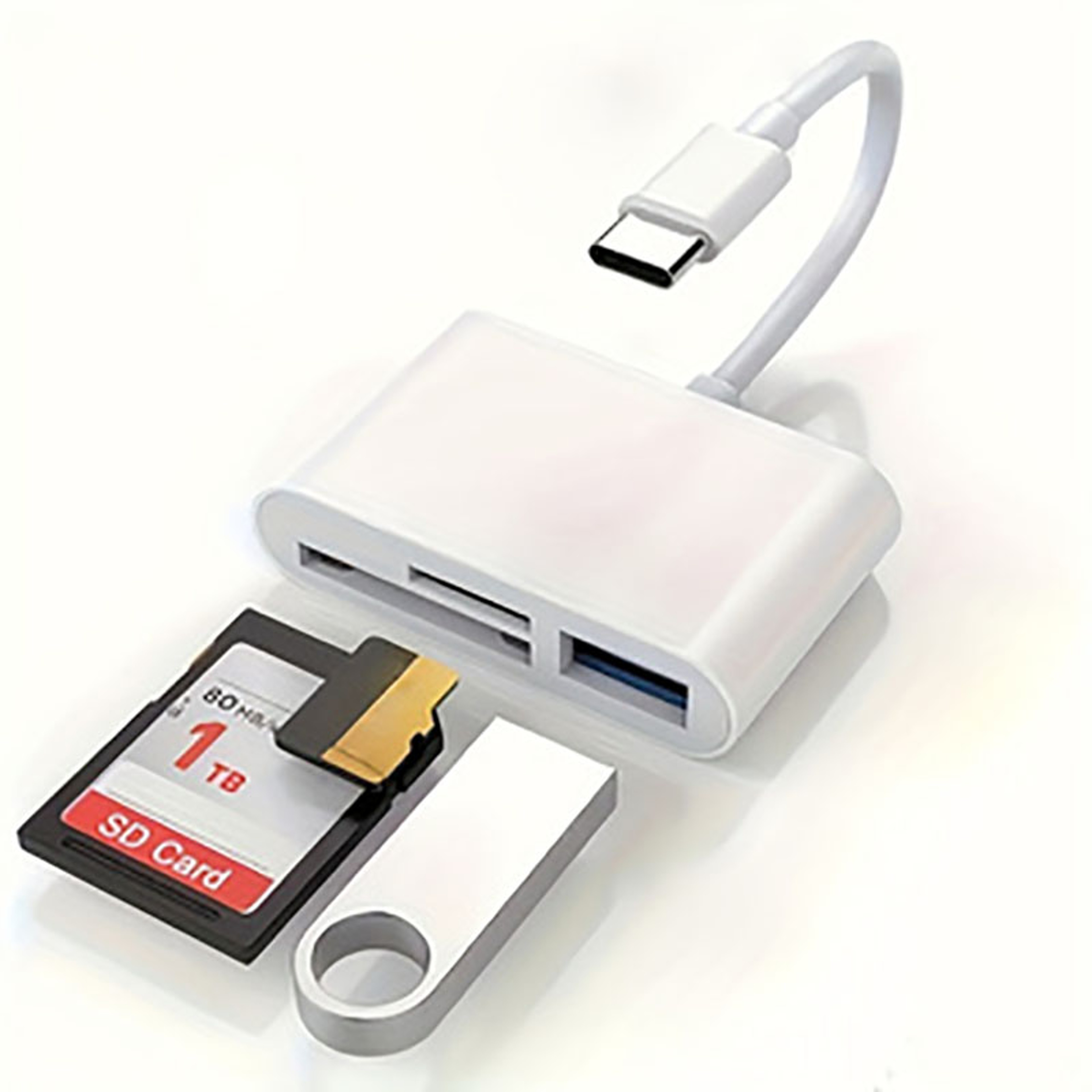 USB C SD Card Reader for iPhone, iPad, MacBook & Android Devices – view 1