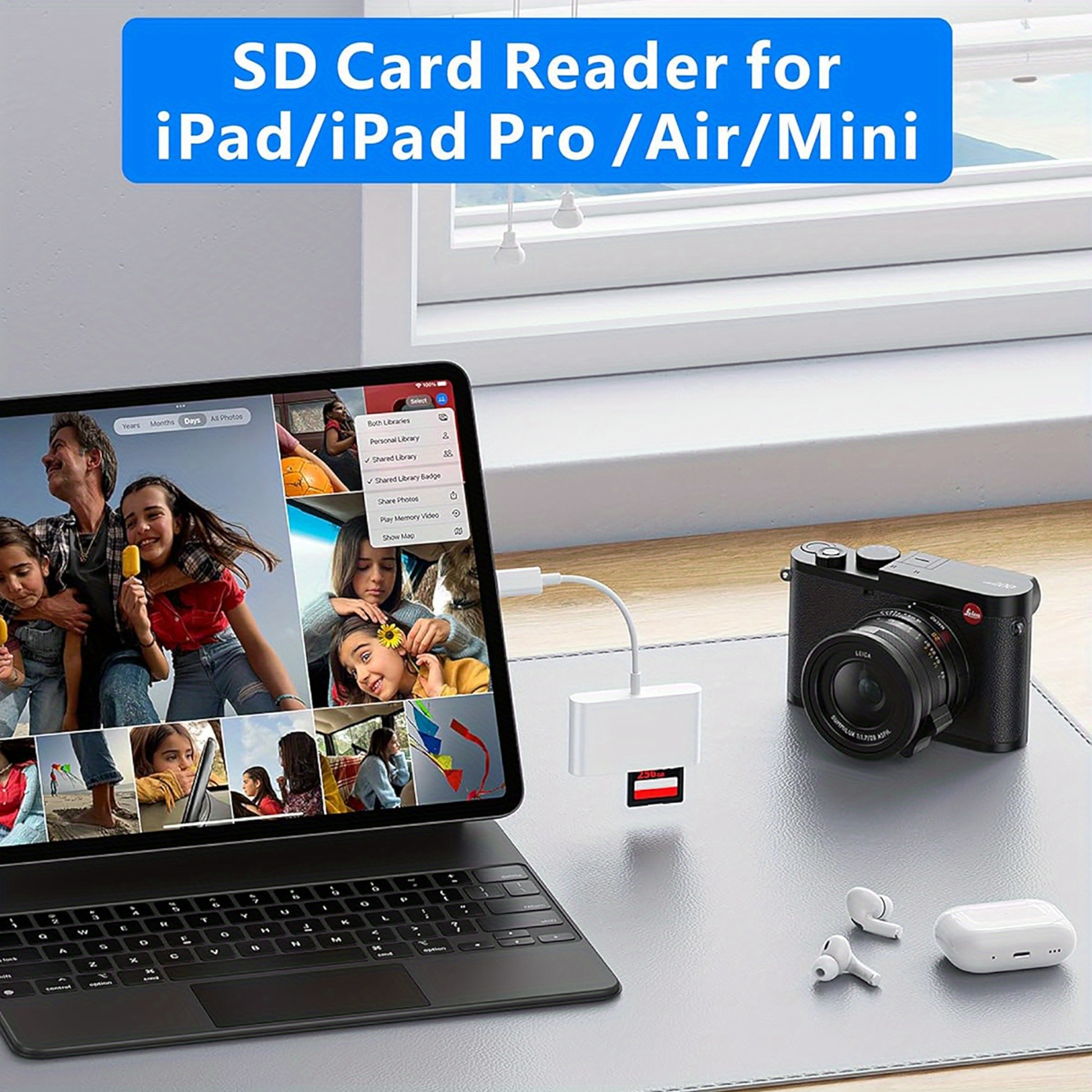 USB C SD Card Reader for iPhone, iPad, MacBook & Android Devices – view 6