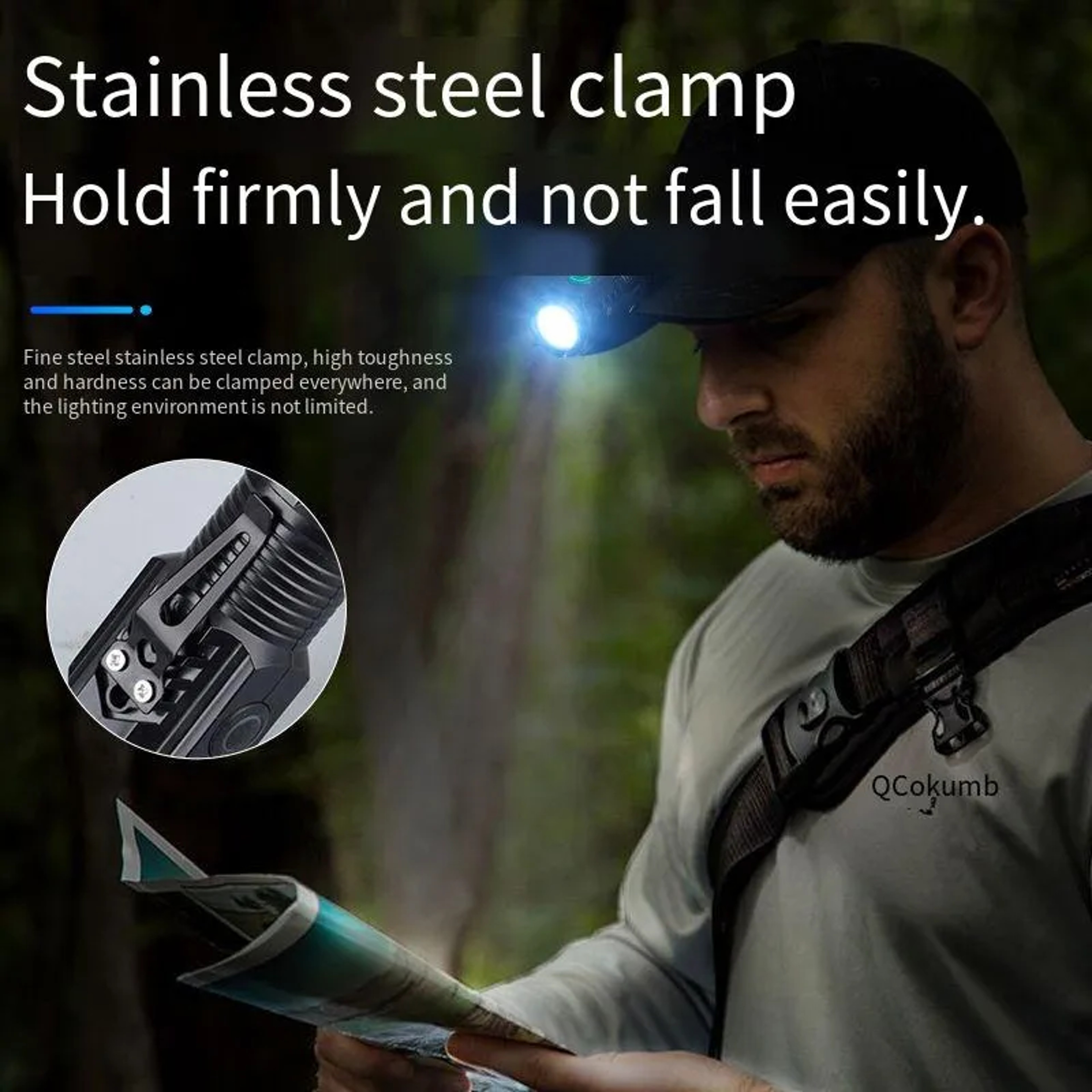 Ultra Bright USB Rechargeable Mini LED Flashlight With Pen Clip Pocket Torch 4