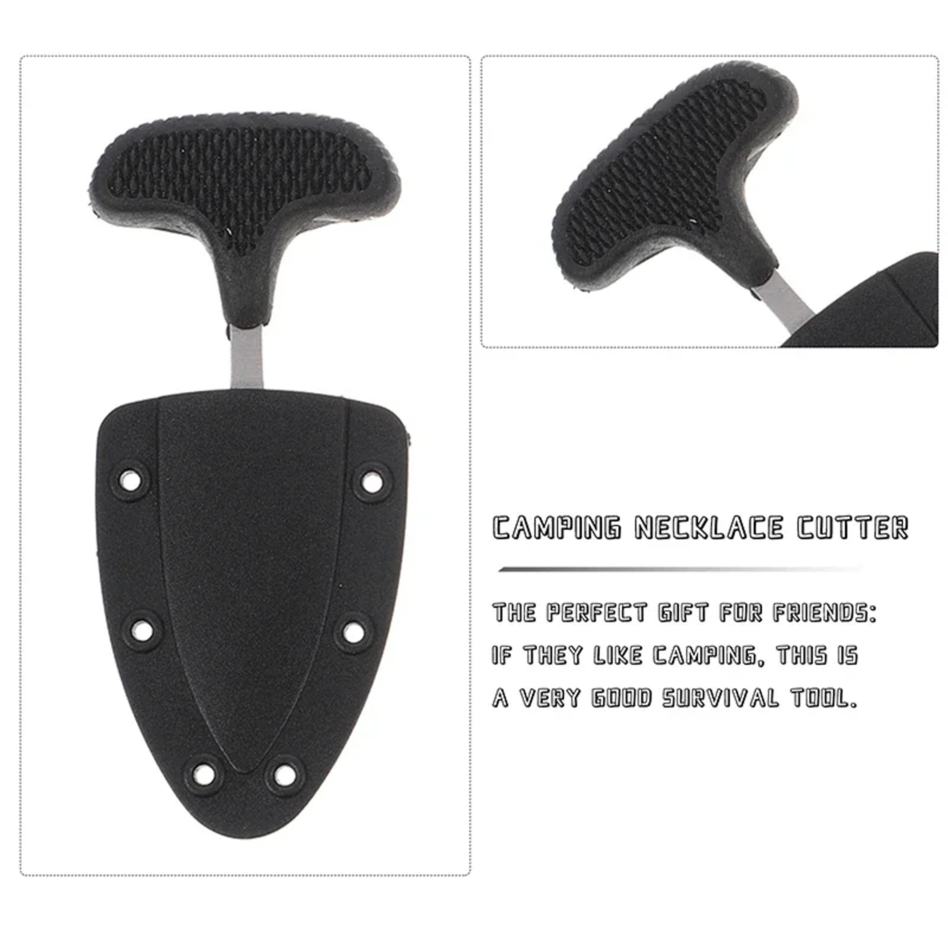 Portable Camping Multitool Necklace Cutter EDC Outdoor Survival Tool – view 3