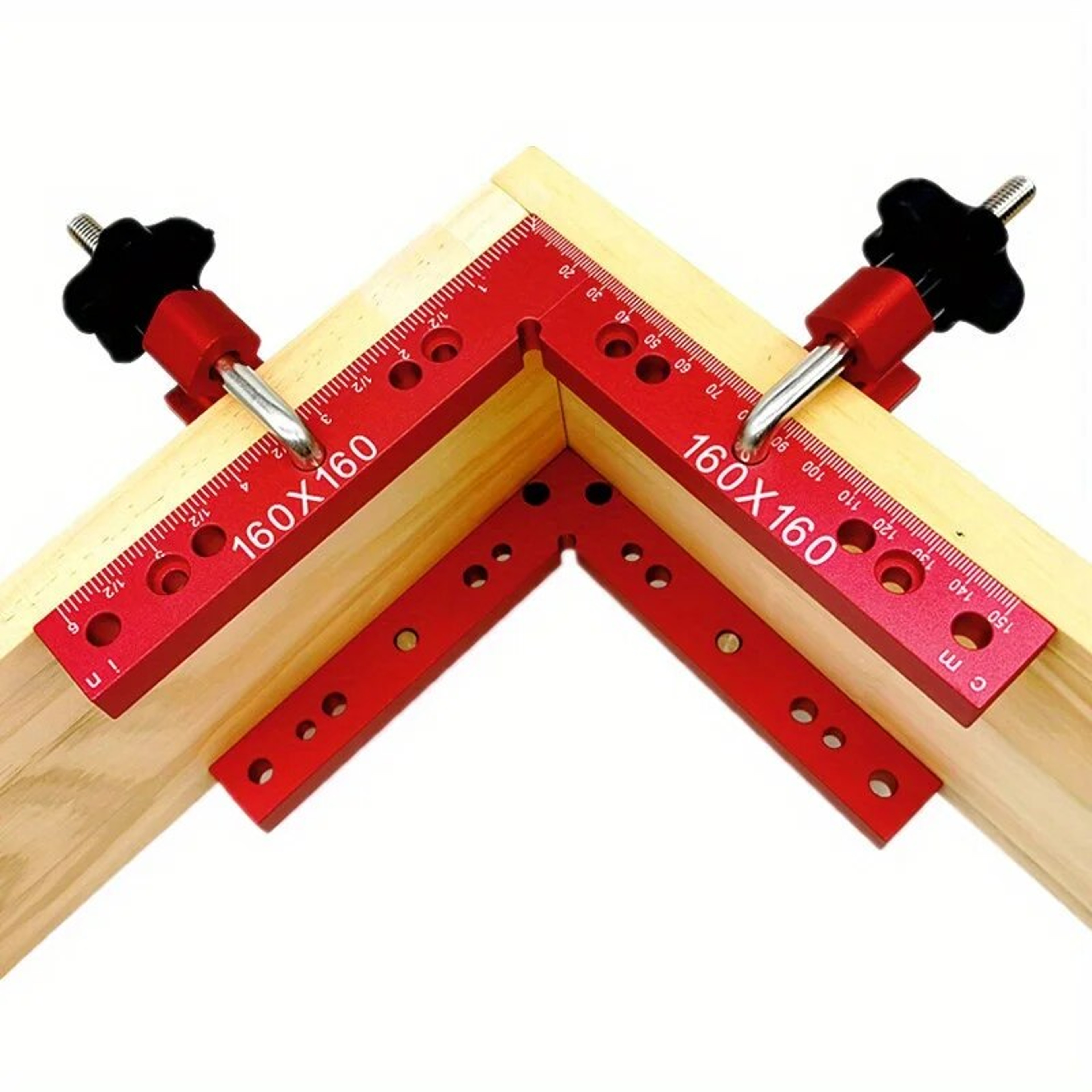 Precision Woodworking Corner Clamp Square Ruler For Cabinet And Frame Assembly 3