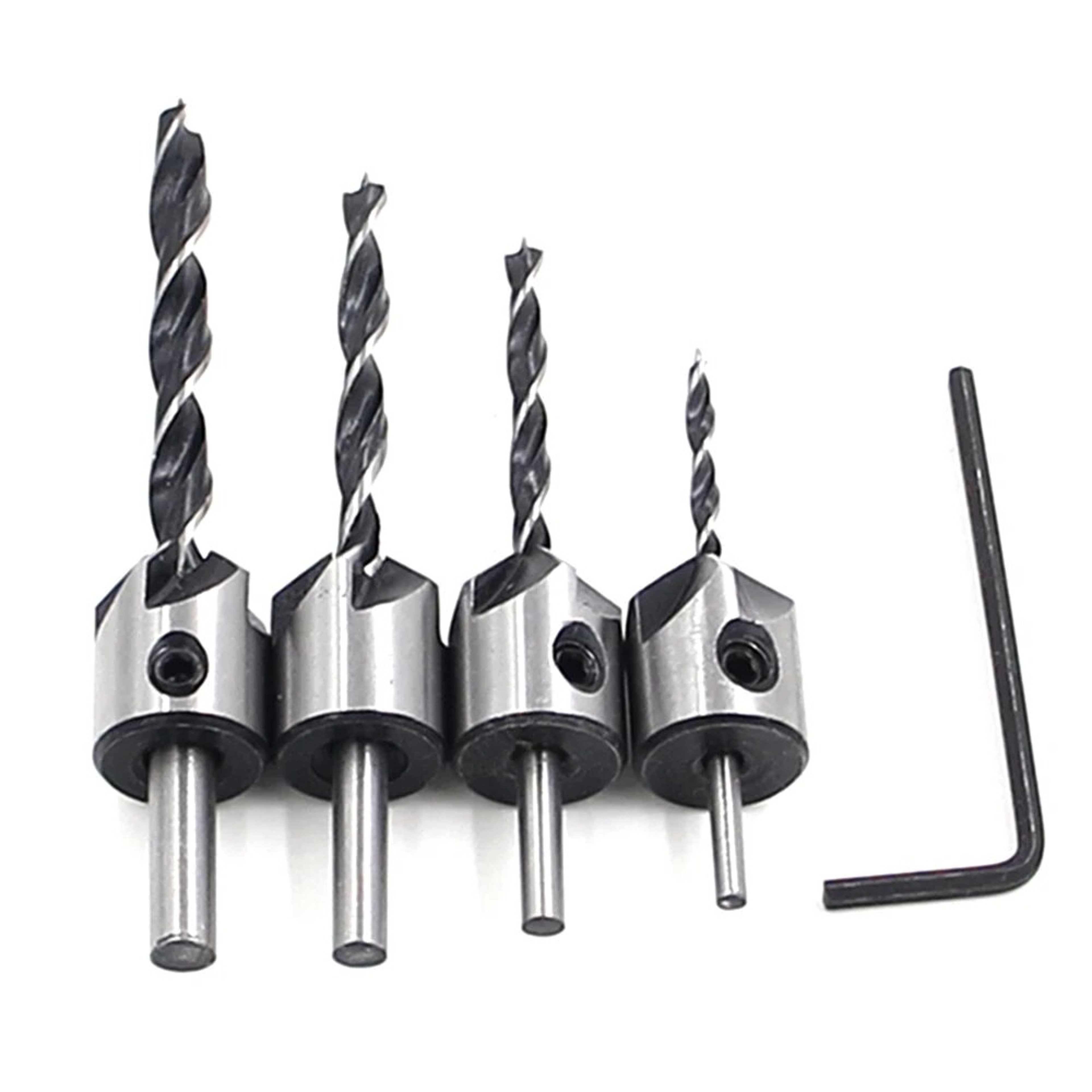 Precision Woodworking Counterbore Drill Bit Set Chamfer  Pilot Hole Drill Bits For Clean Joinery 0