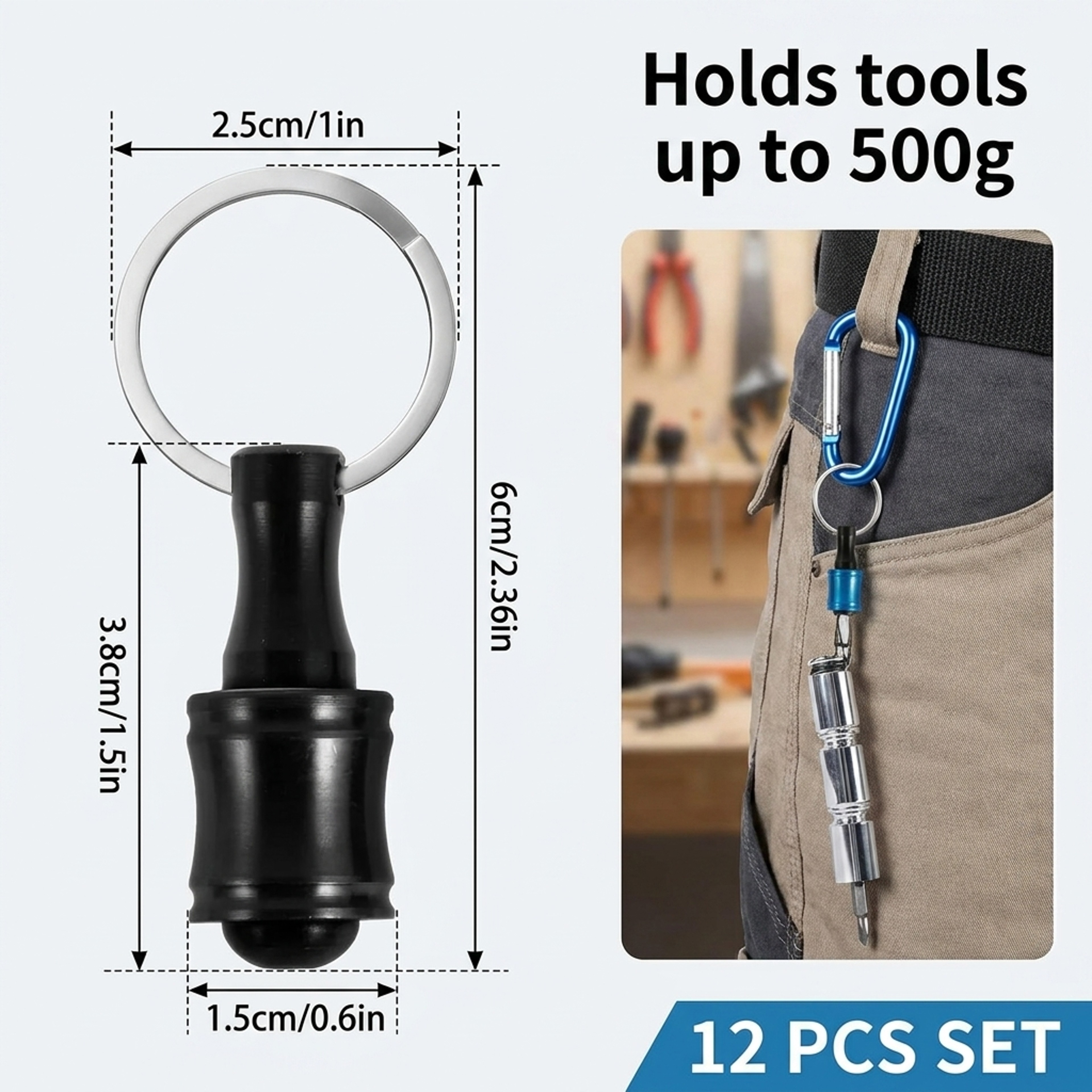 Hex Bit Holders QuickChange Extension Bars With Push To Unlock Lightweight Aluminum Screwdriver 3