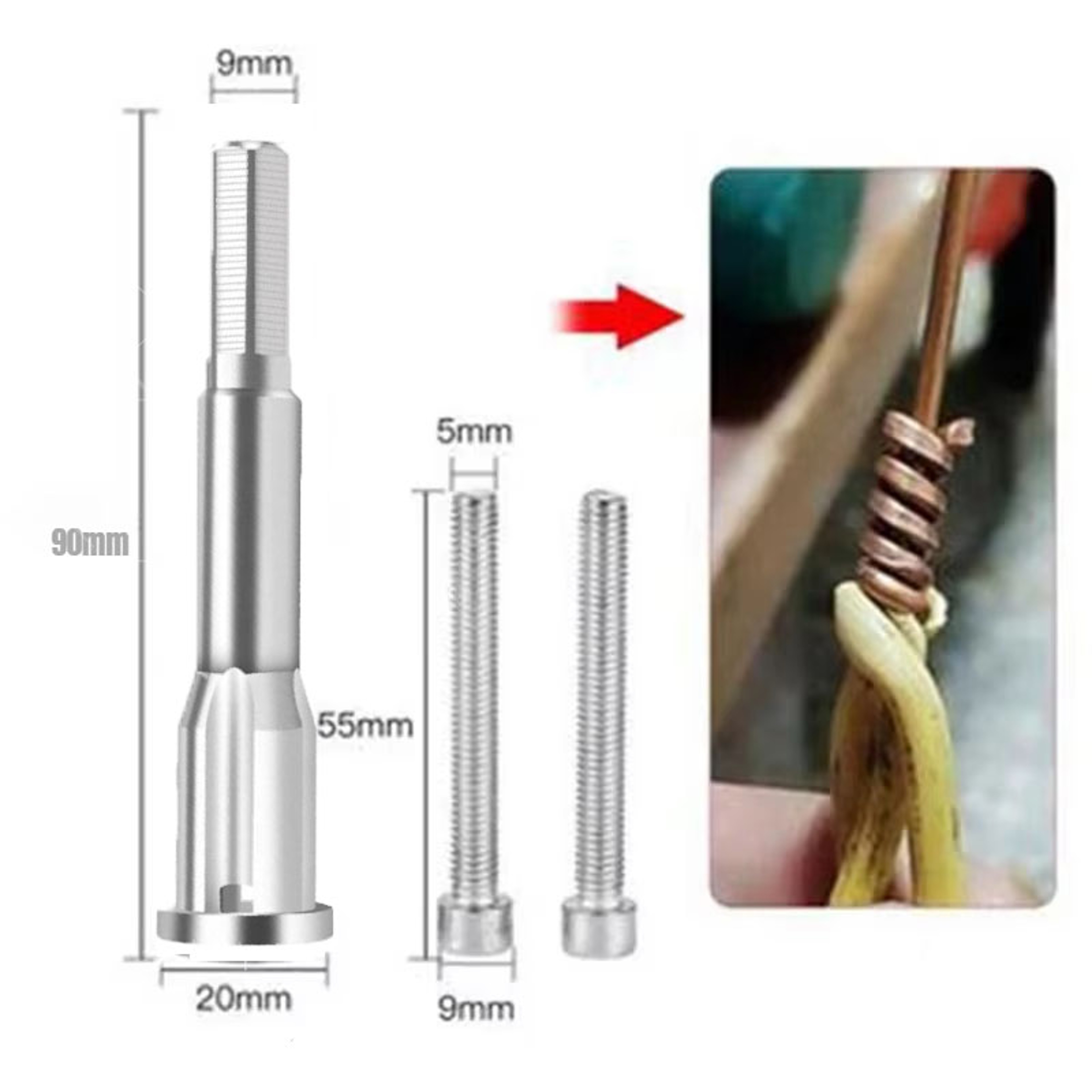 Auto Strip  Twist Electrician Wire Stripper Tool 6