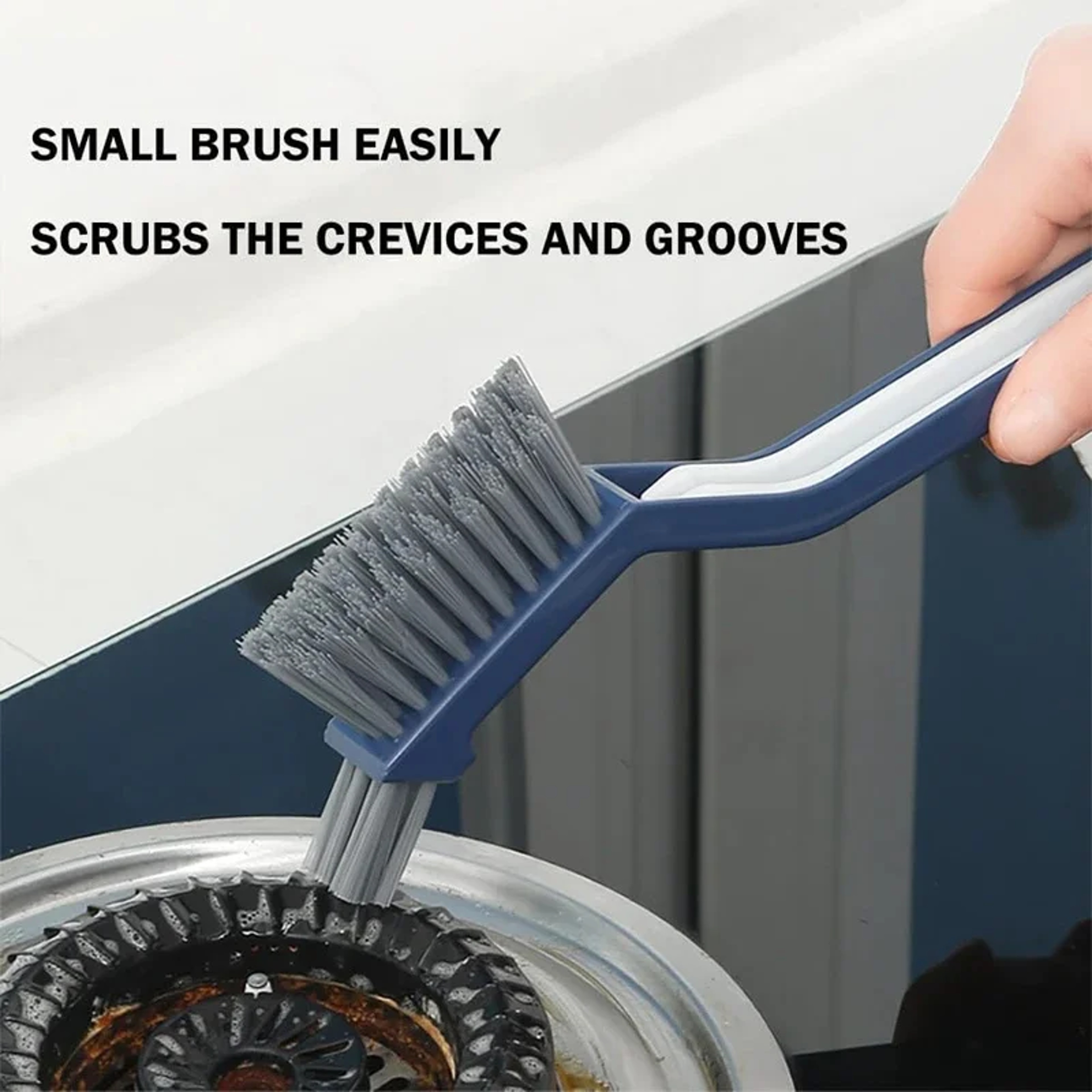 ErgoClean Long Handle Bathroom Floor Scrub Brush Tile  Grout Cleaning Brush For Bathtub Sink  Ceram 3