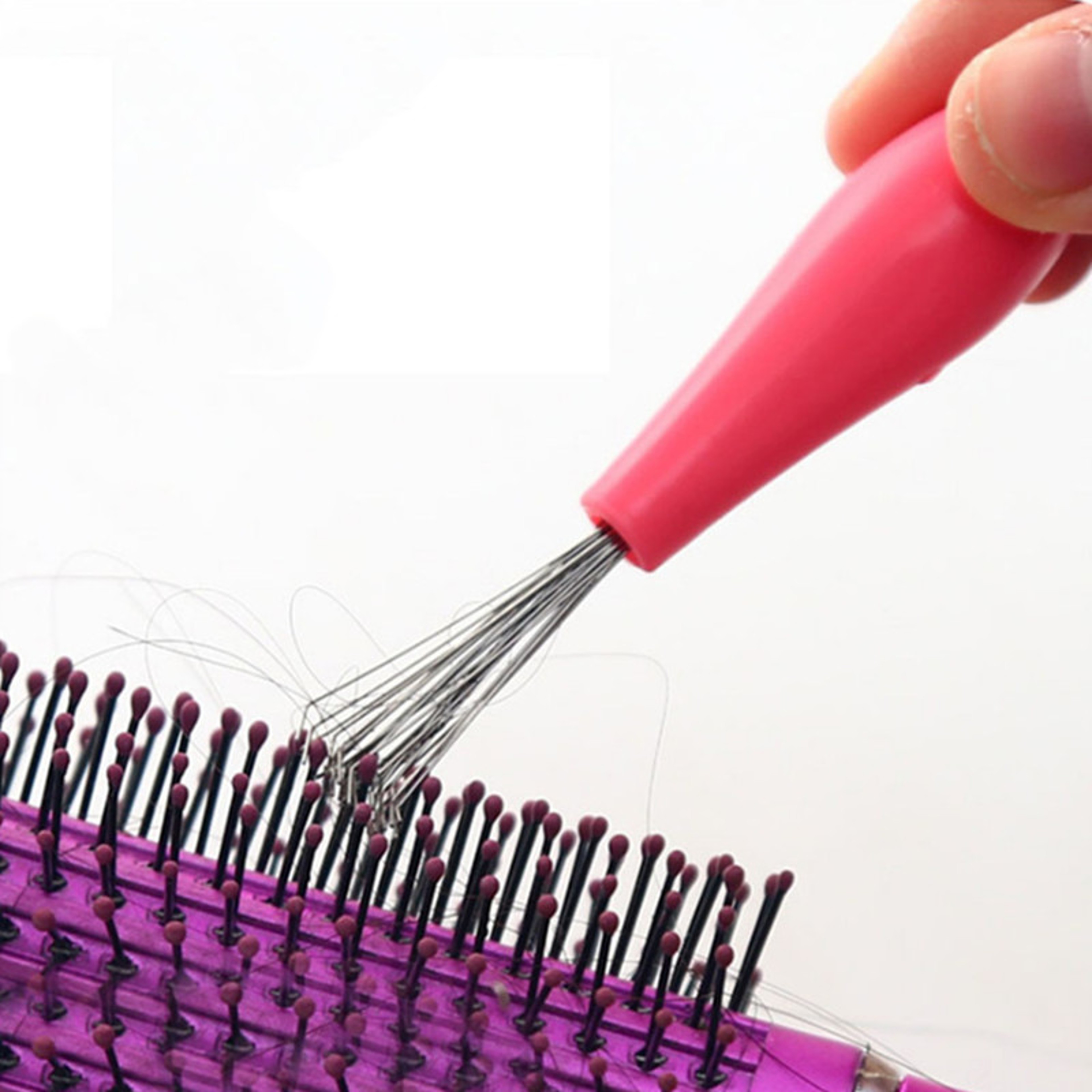 Compact Hair  Comb Cleaning Tool Precision Hair Brush Cleaner  Brush Cleaning Tool For Easy Groomin 0