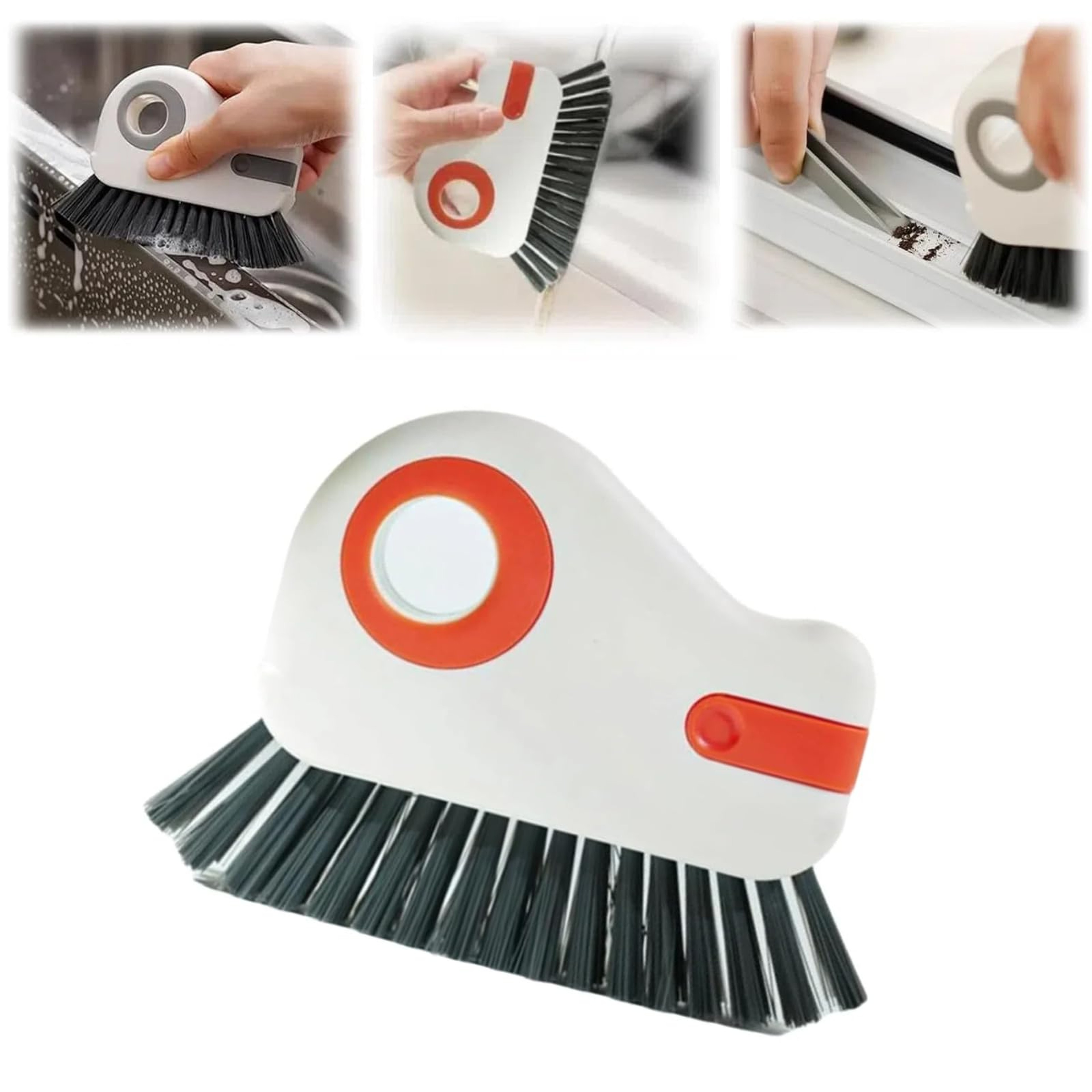 Multi Surface Groove Cleaning Brush For Windows  Doors Sliding Door Track Cleaner 1