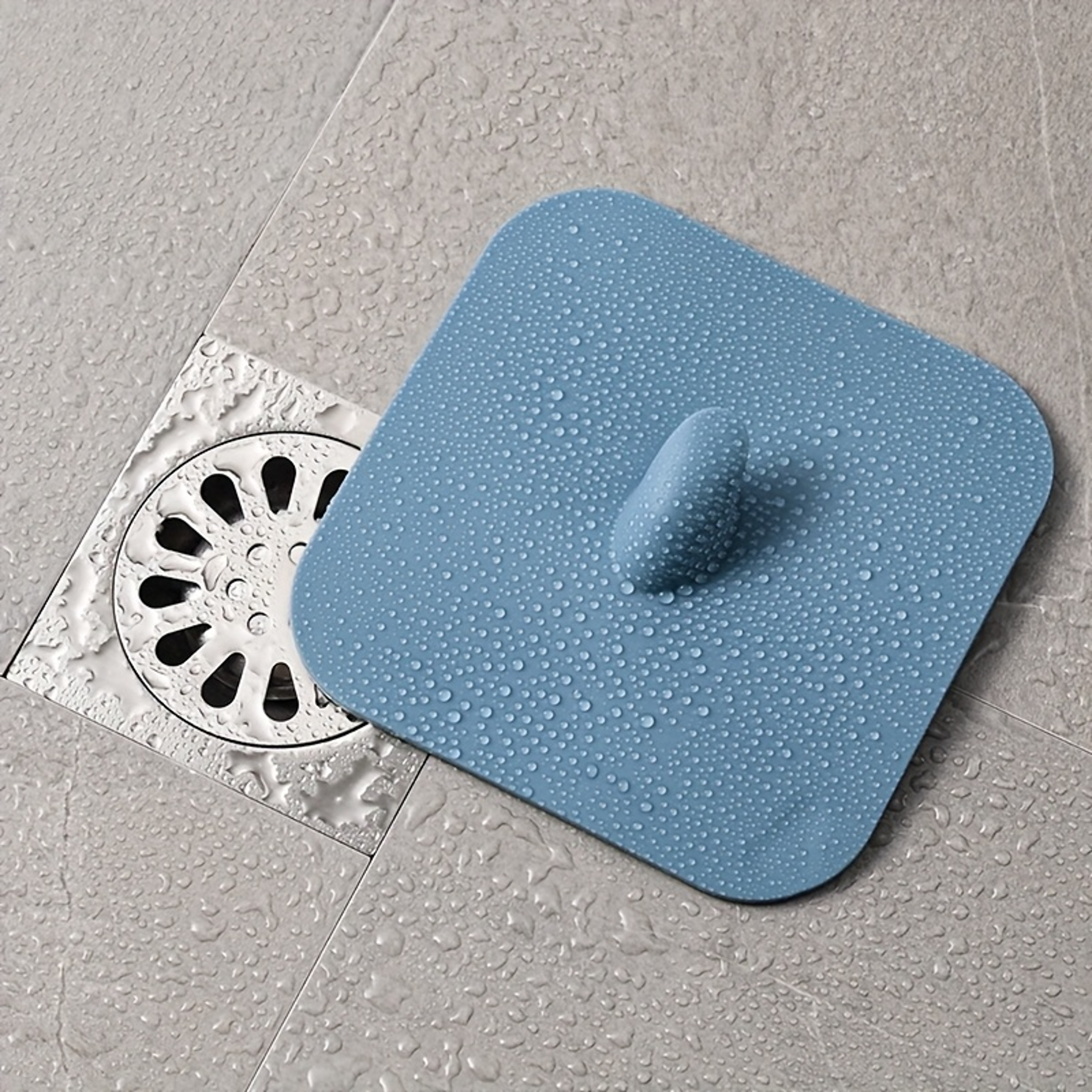 Silicone Floor Drain Cover Anti Odor Water Stopper For Bathrooms  Toilets 5