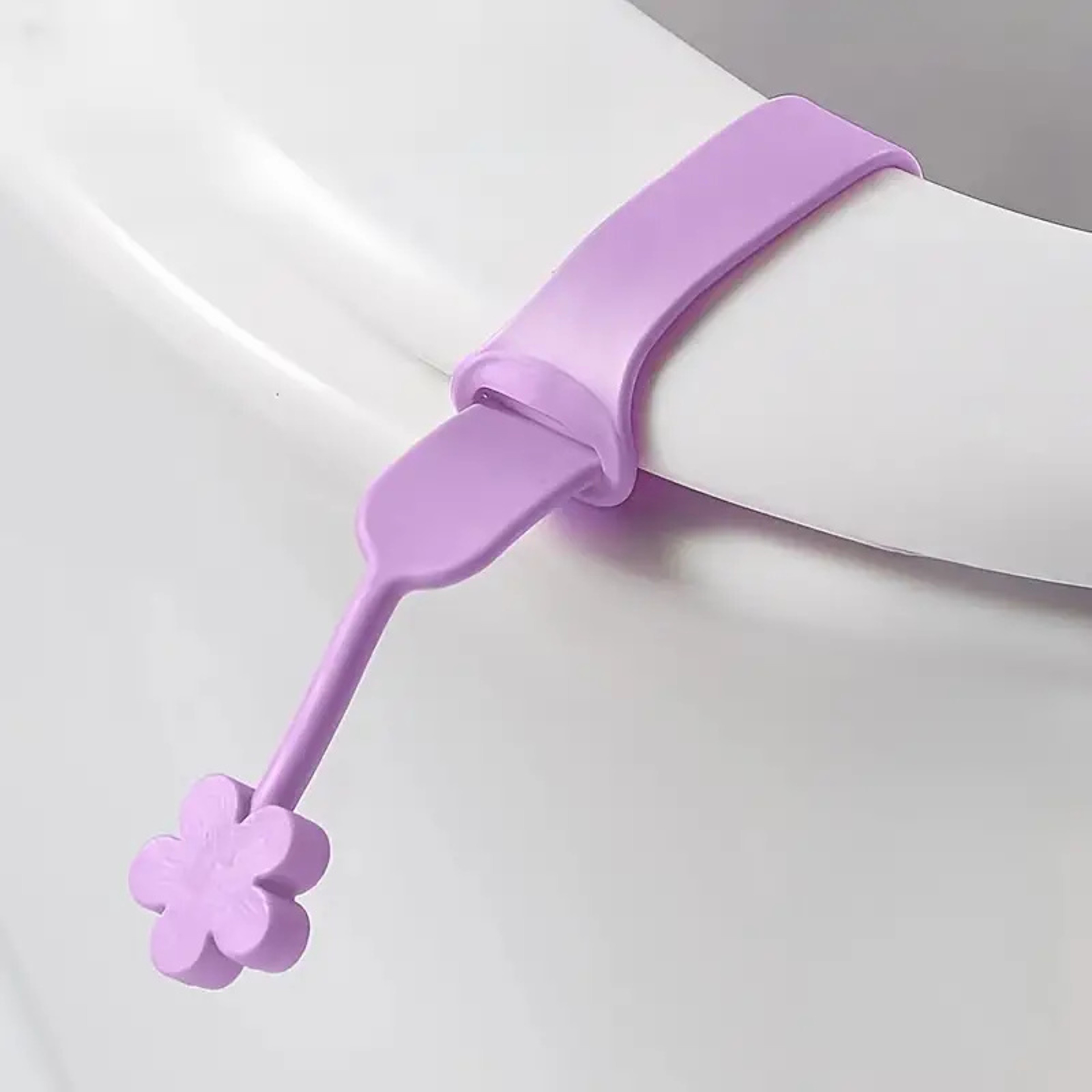 Silicone Toilet Lid Lifter Handle Hygienic Silicone Toilet Lid Lifter With Easy Grip Flower Design  1