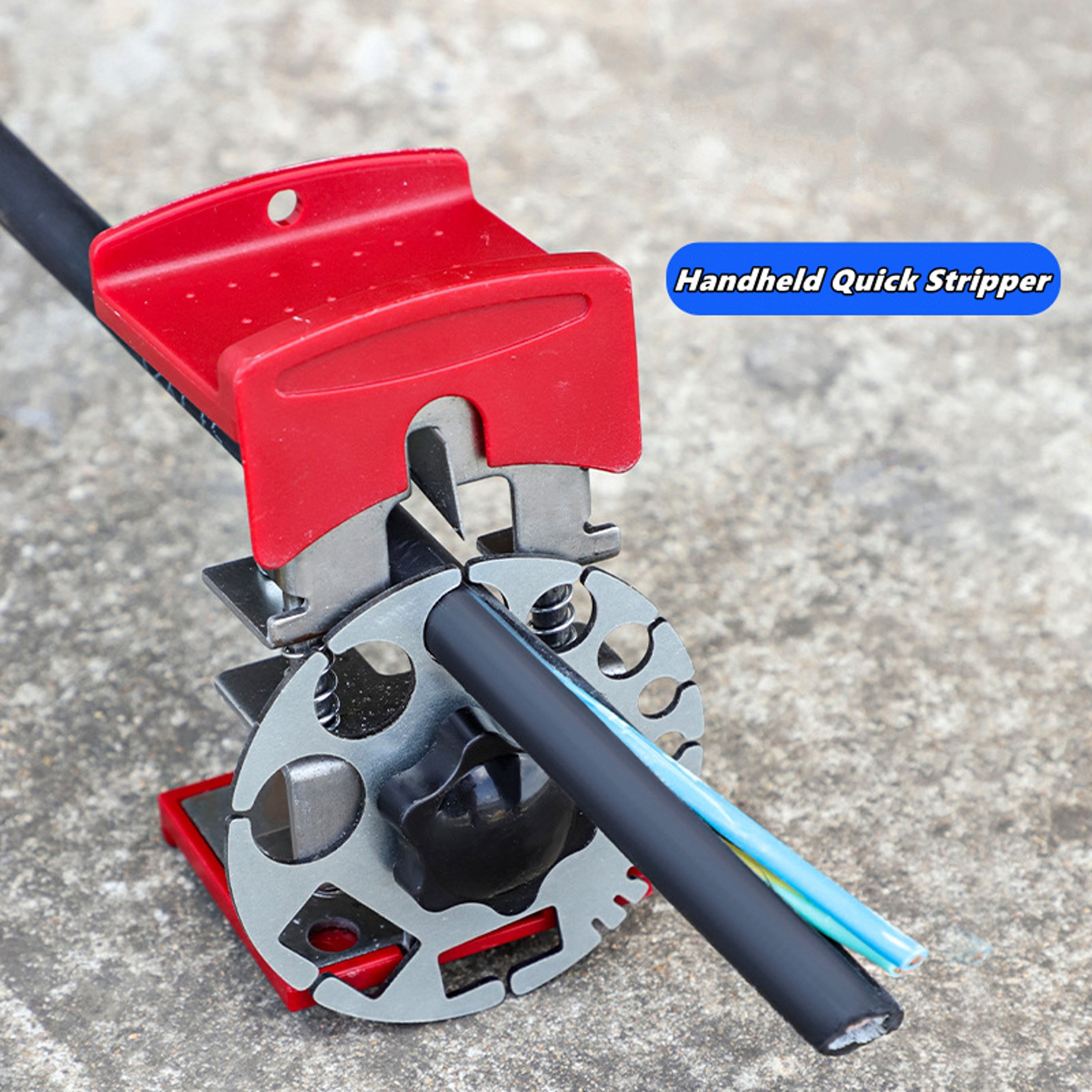 QuickStrip Pro Handheld Wire Stripping Tool For Fast Cable Cutting  Precision Wire Removal 1
