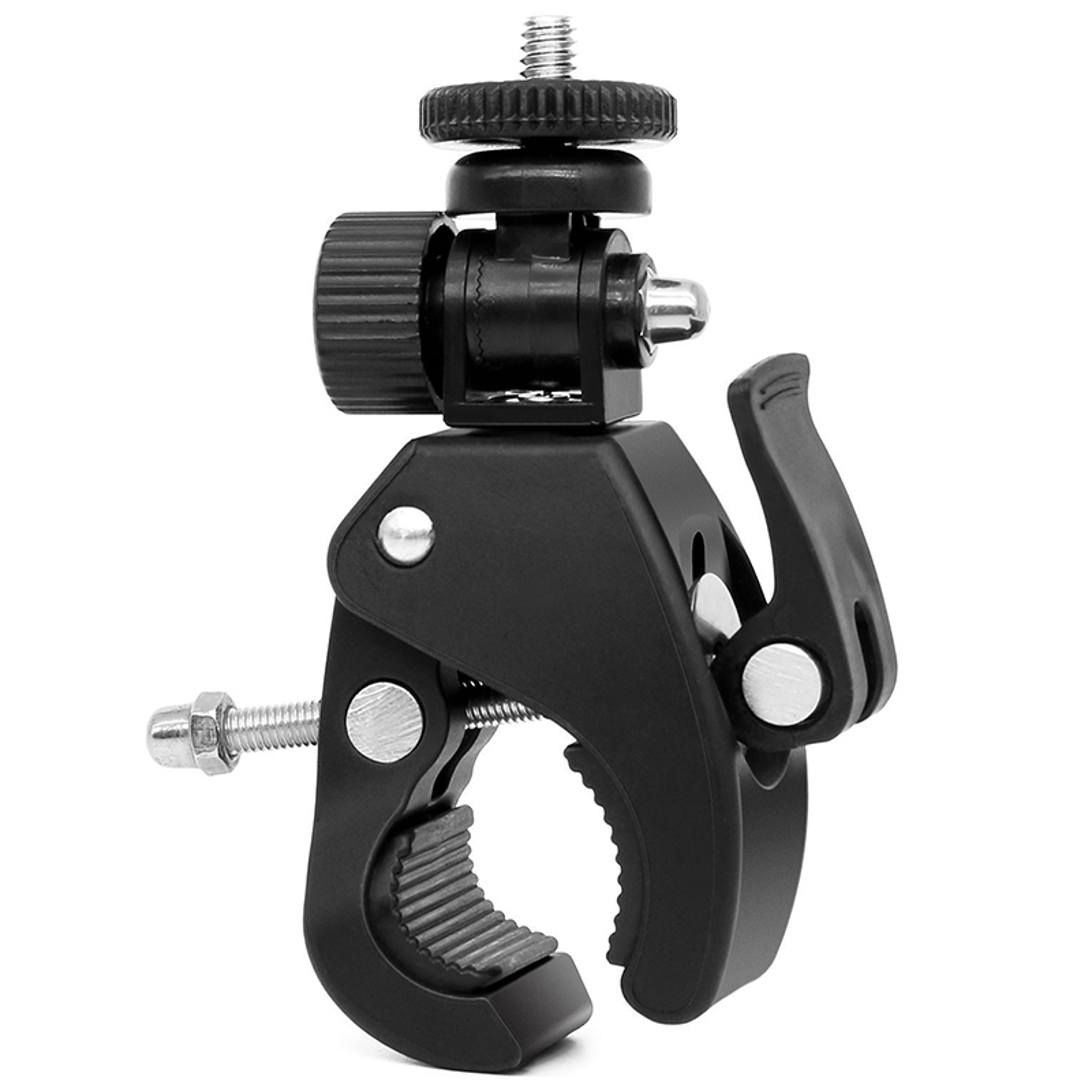 Universal Rotating Bike Handlebar & DSLR Camera Mount Clamp with Tripod Screw – view 6
