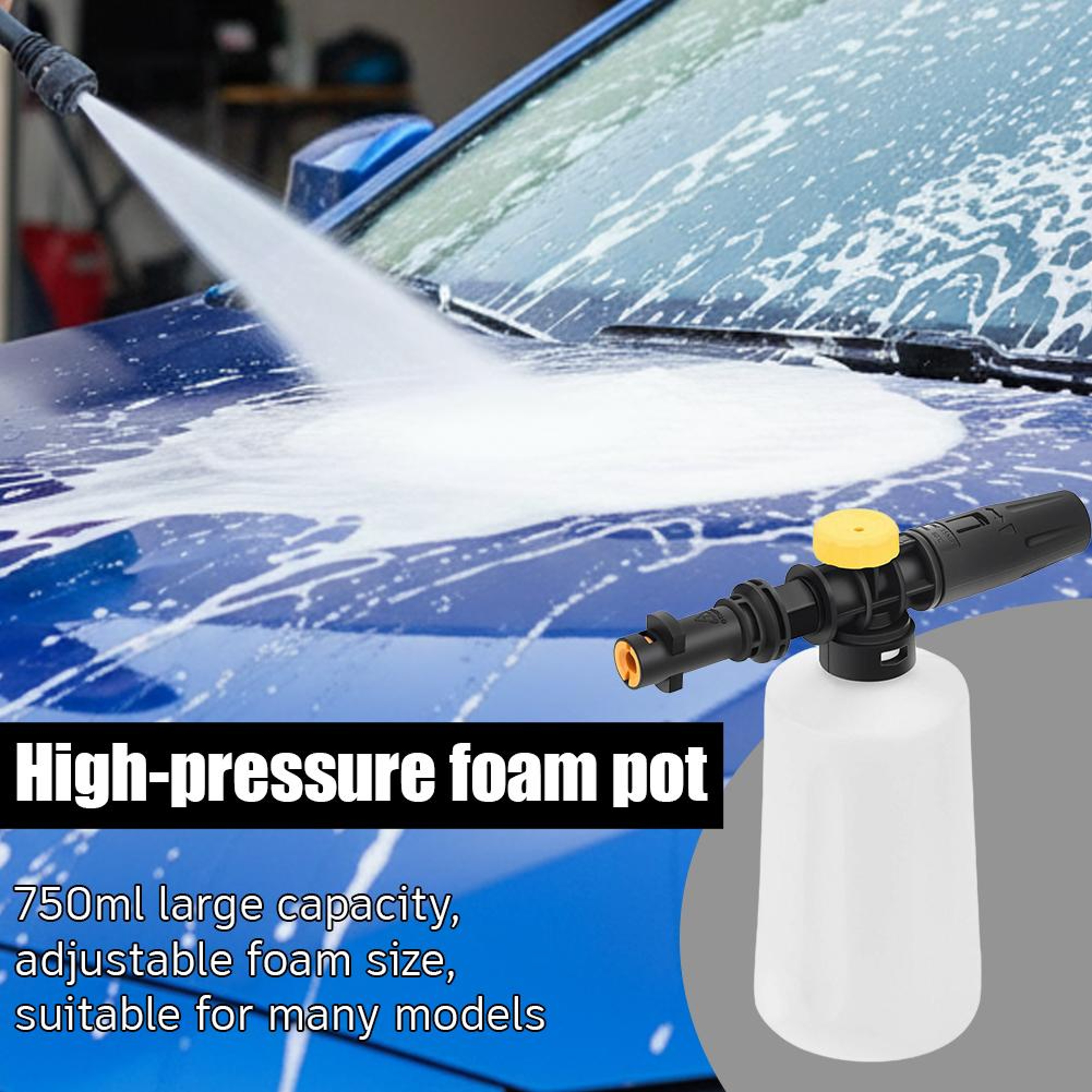 Compatible Adjustable Foam Cannon Car Wash Sprayer 2
