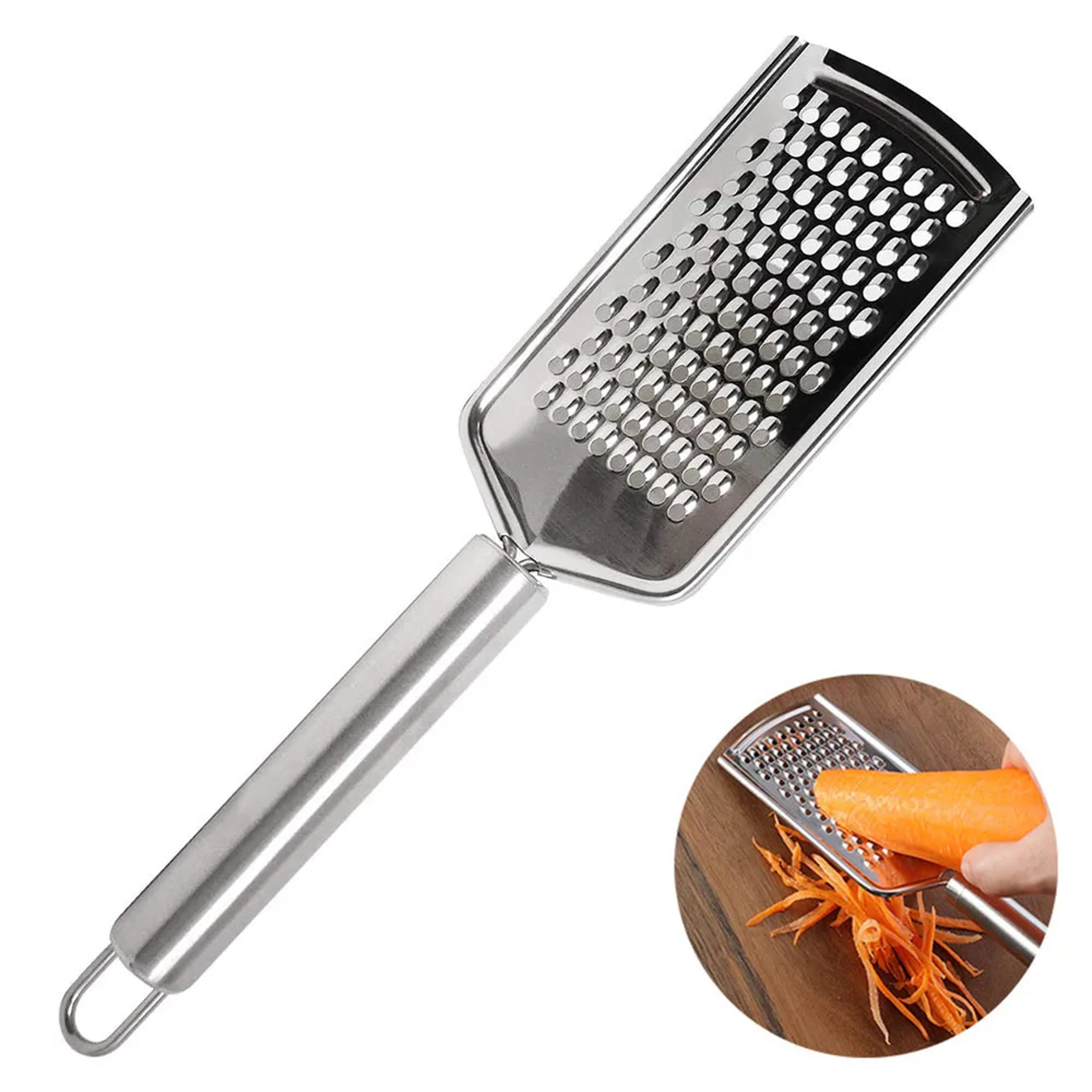 Premium Stainless Steel Lemon Zester  Cheese Grater For Citrus Ginger  Spices 0