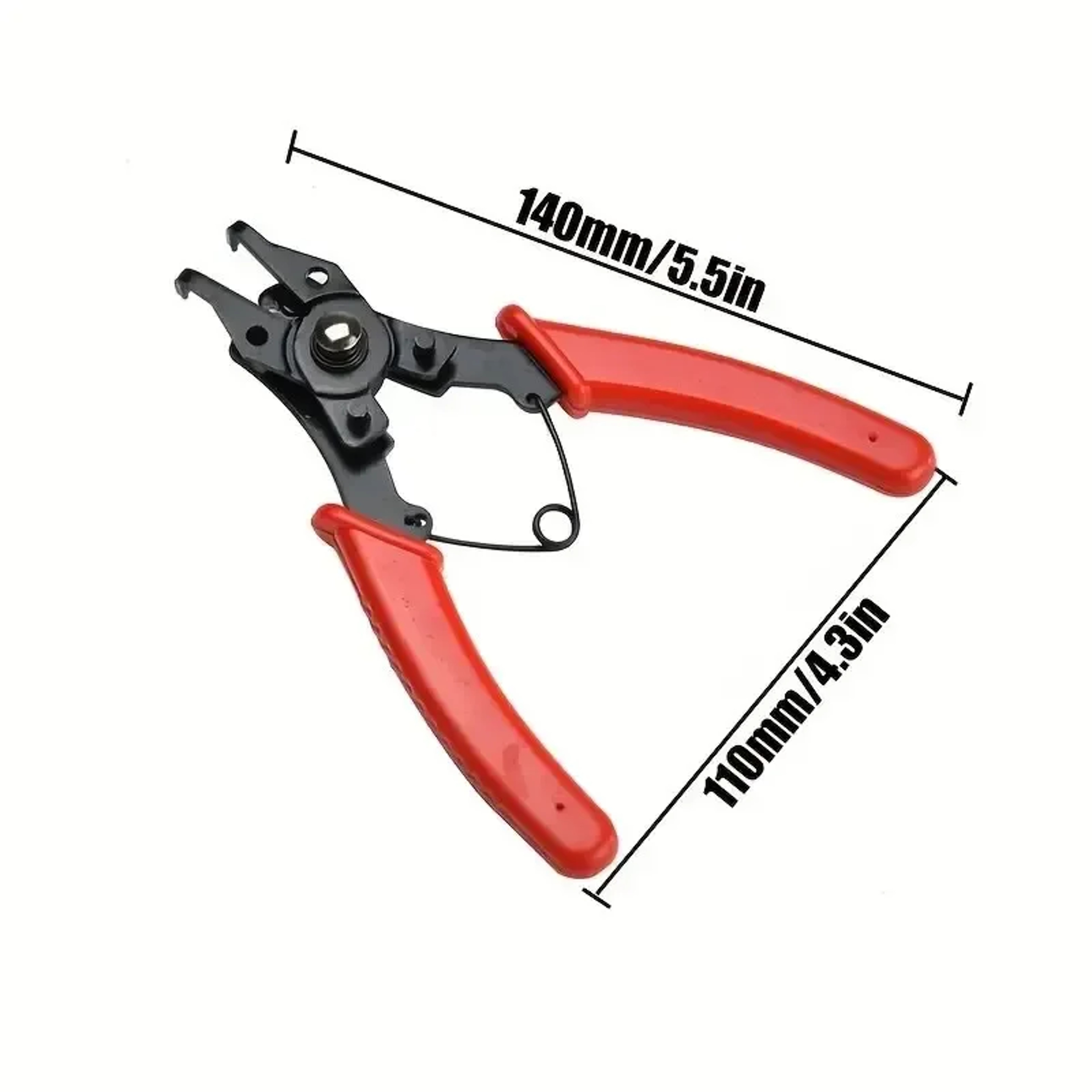 Snap Ring Pliers Set With Interchangeable Heads For Internal  External Circlips 2