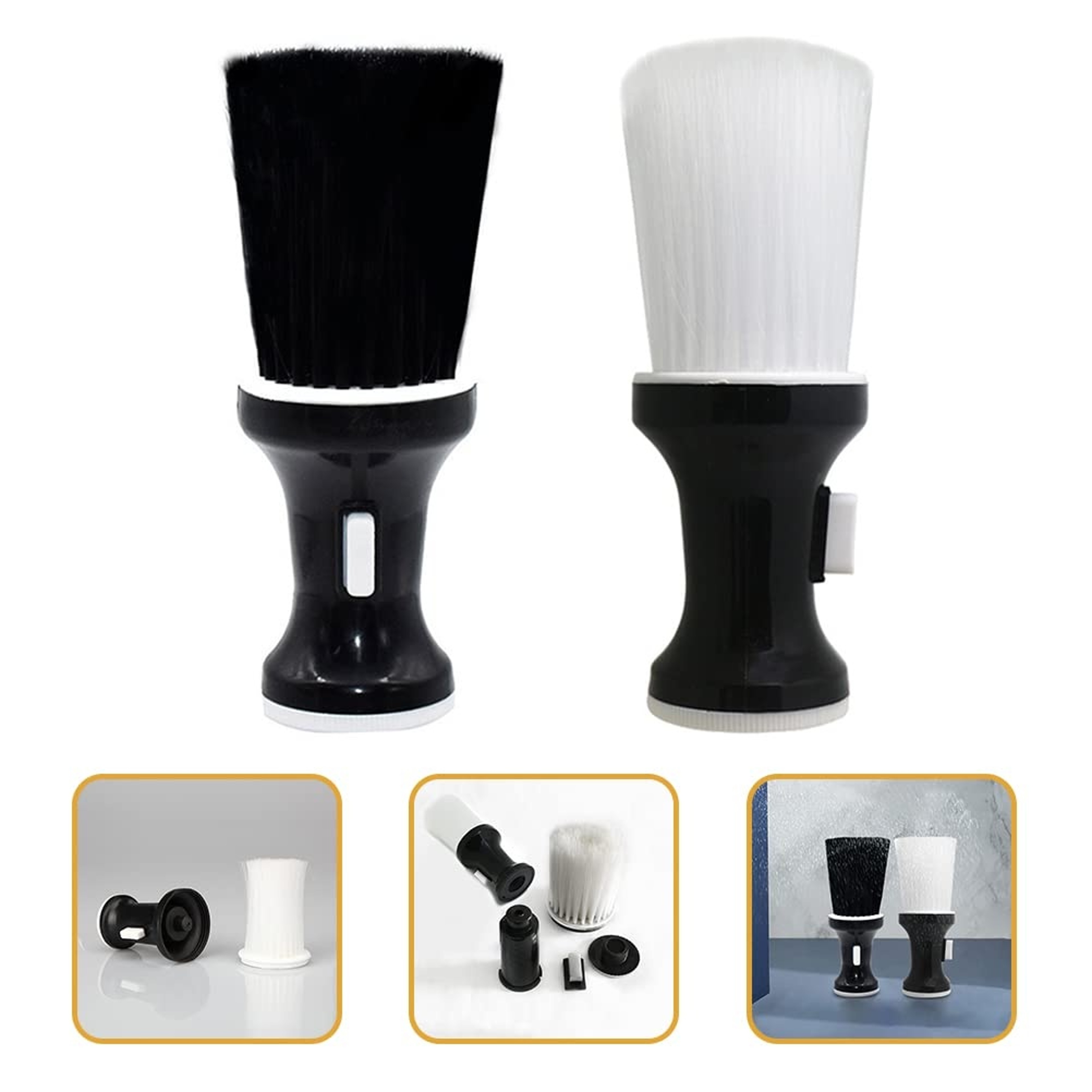 Professional Neck Hair Duster Brush For Barbers Hair Cutting  Shaving Cleanup 3