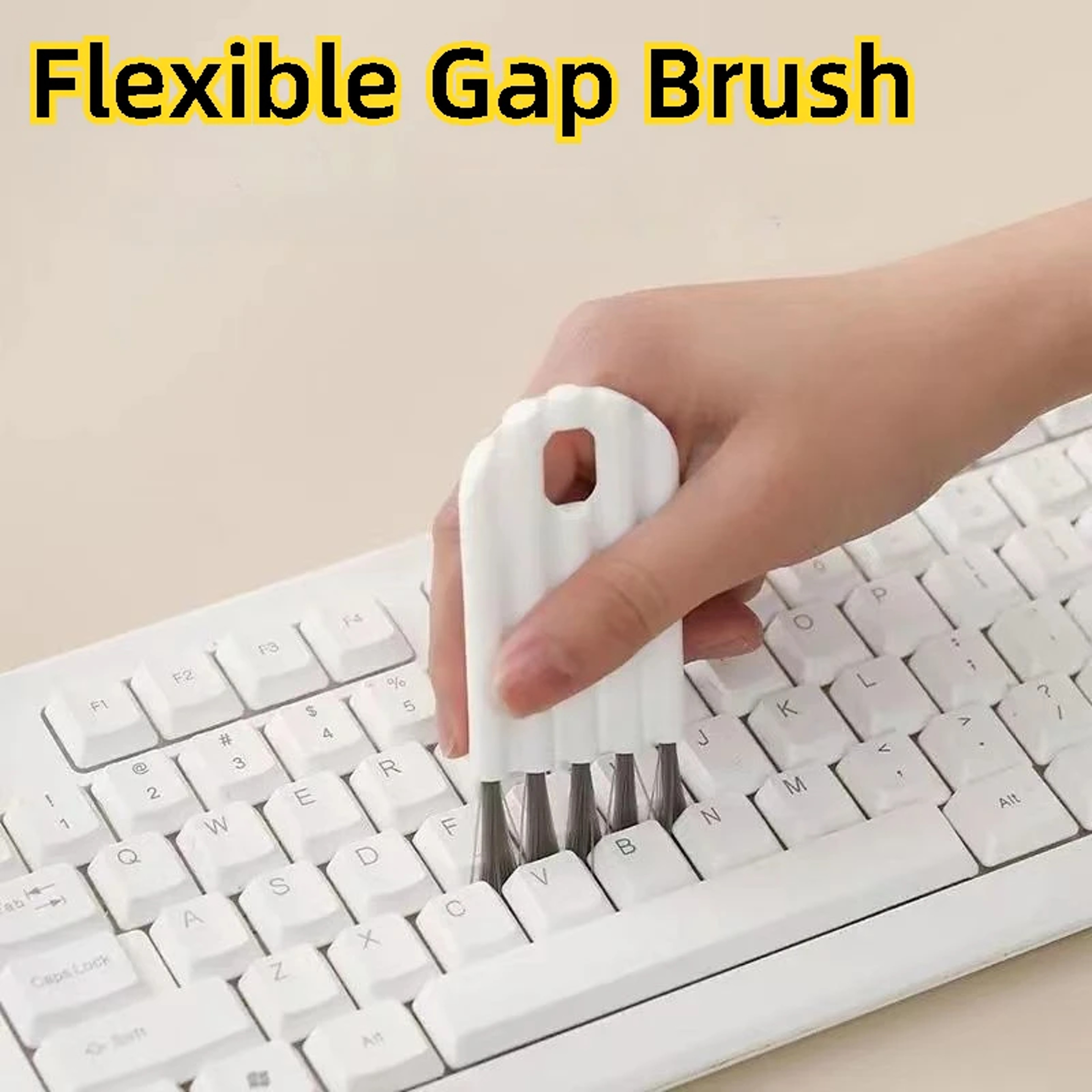 Bottle Groove Cleaning Brush For Lids Caps  Tight Gaps 1