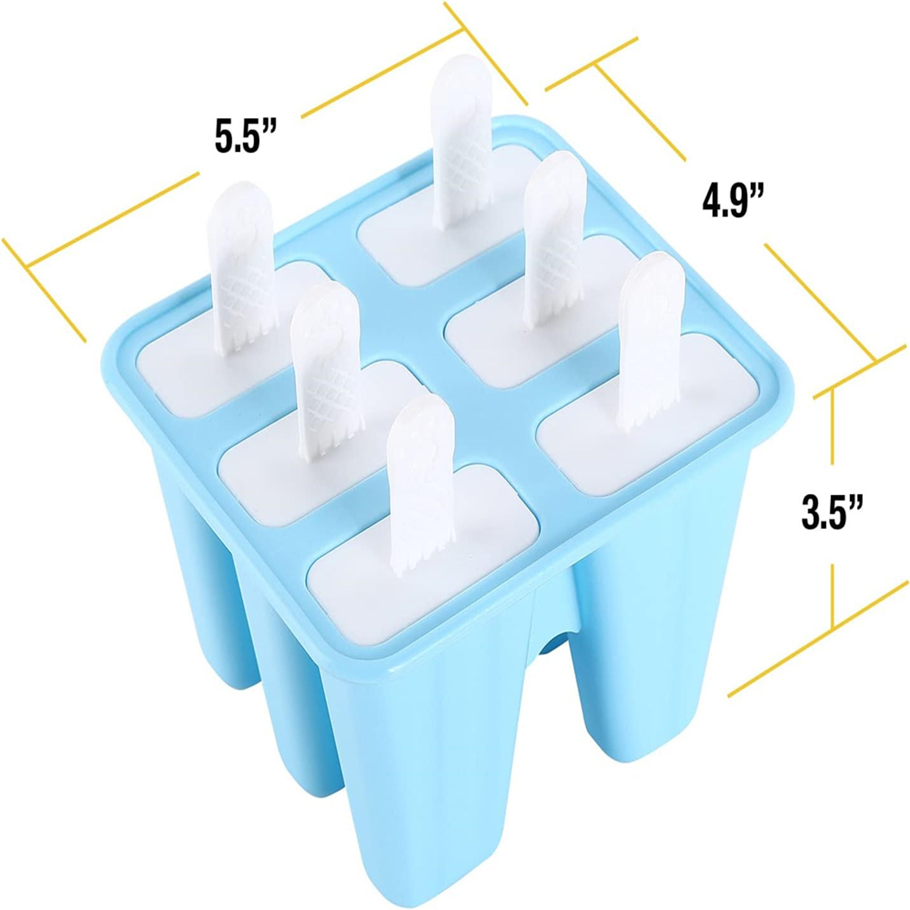 Silicone Popsicle Mold Set BPAFree Reusable Ice Pop Maker 2