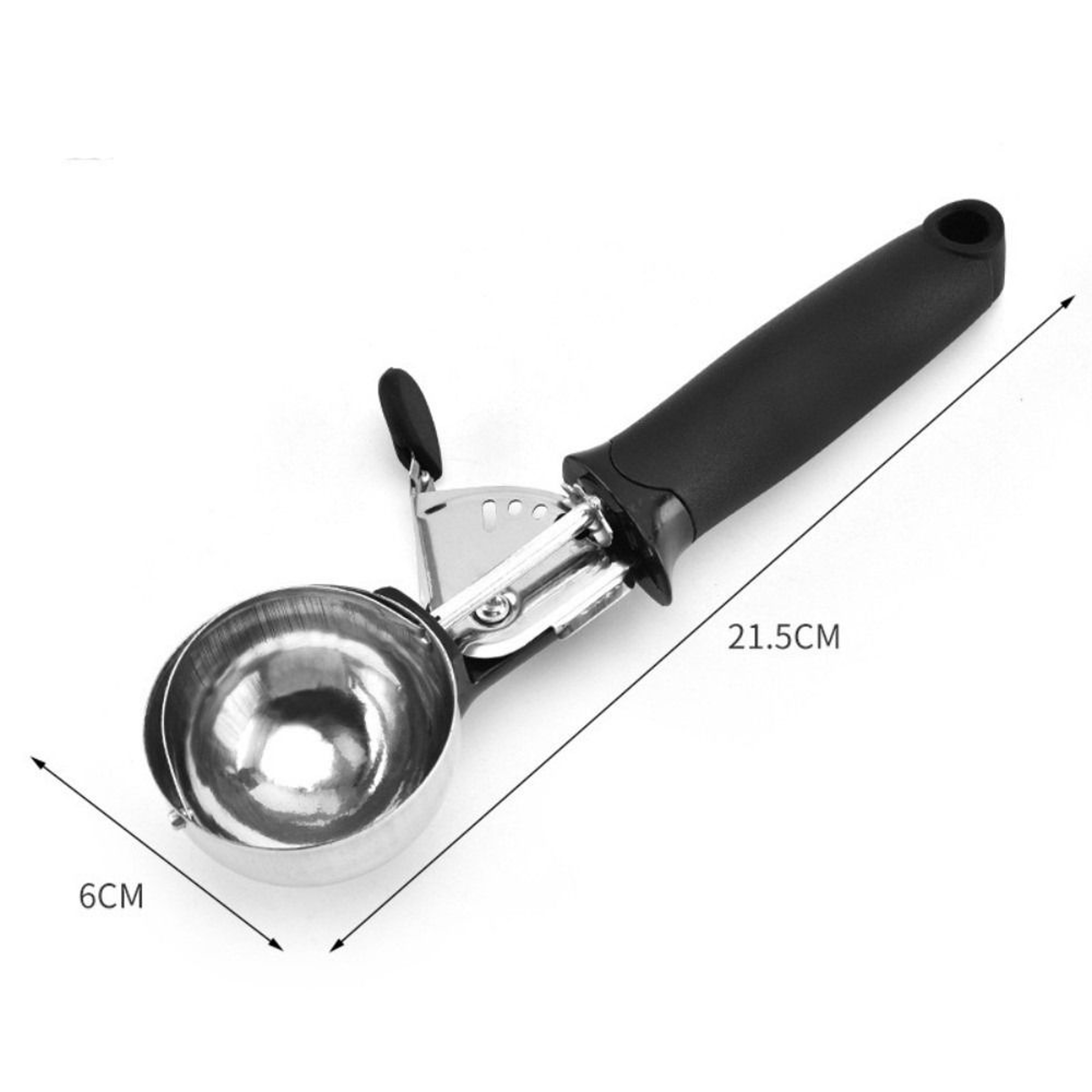Stainless Steel Ice Cream Scoop  Snowball Maker Easy Release Sundae Scoop 7