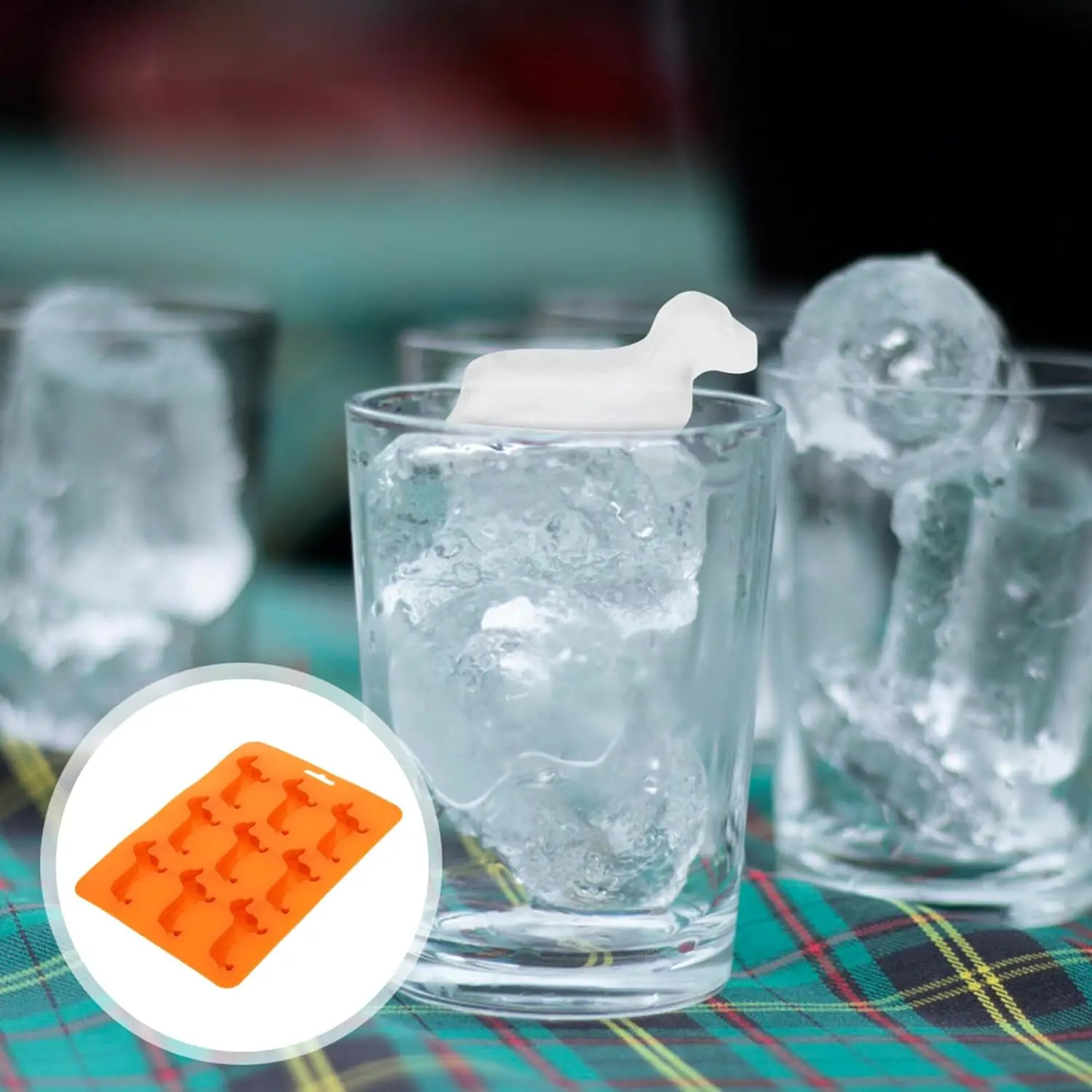 Dog Silicone Mold For Chocolate Ice Cubes  Creative Baking 4