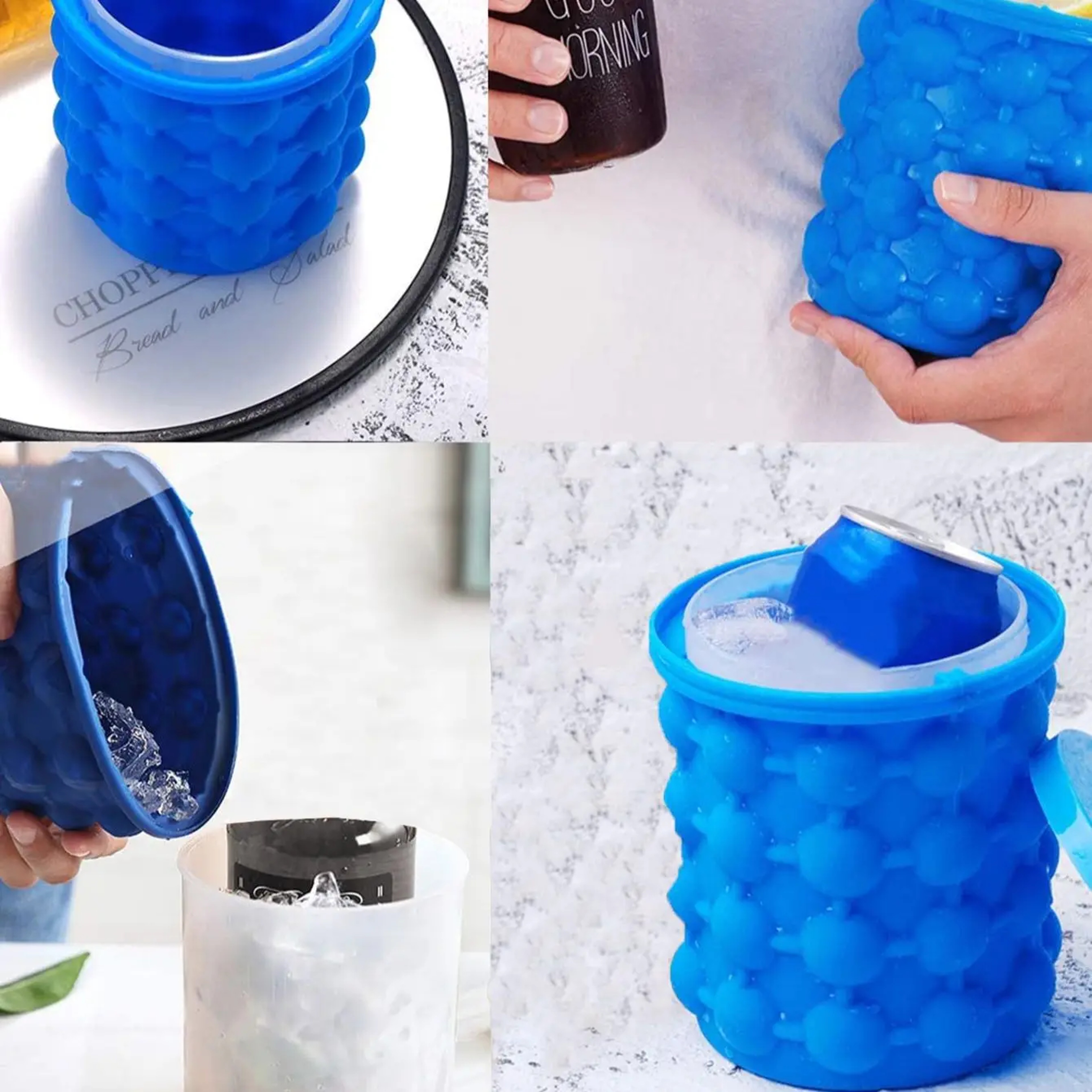 Arctic Chill Silicone Ice Cube Maker Bucket For Whiskey Cocktails  Wine 2