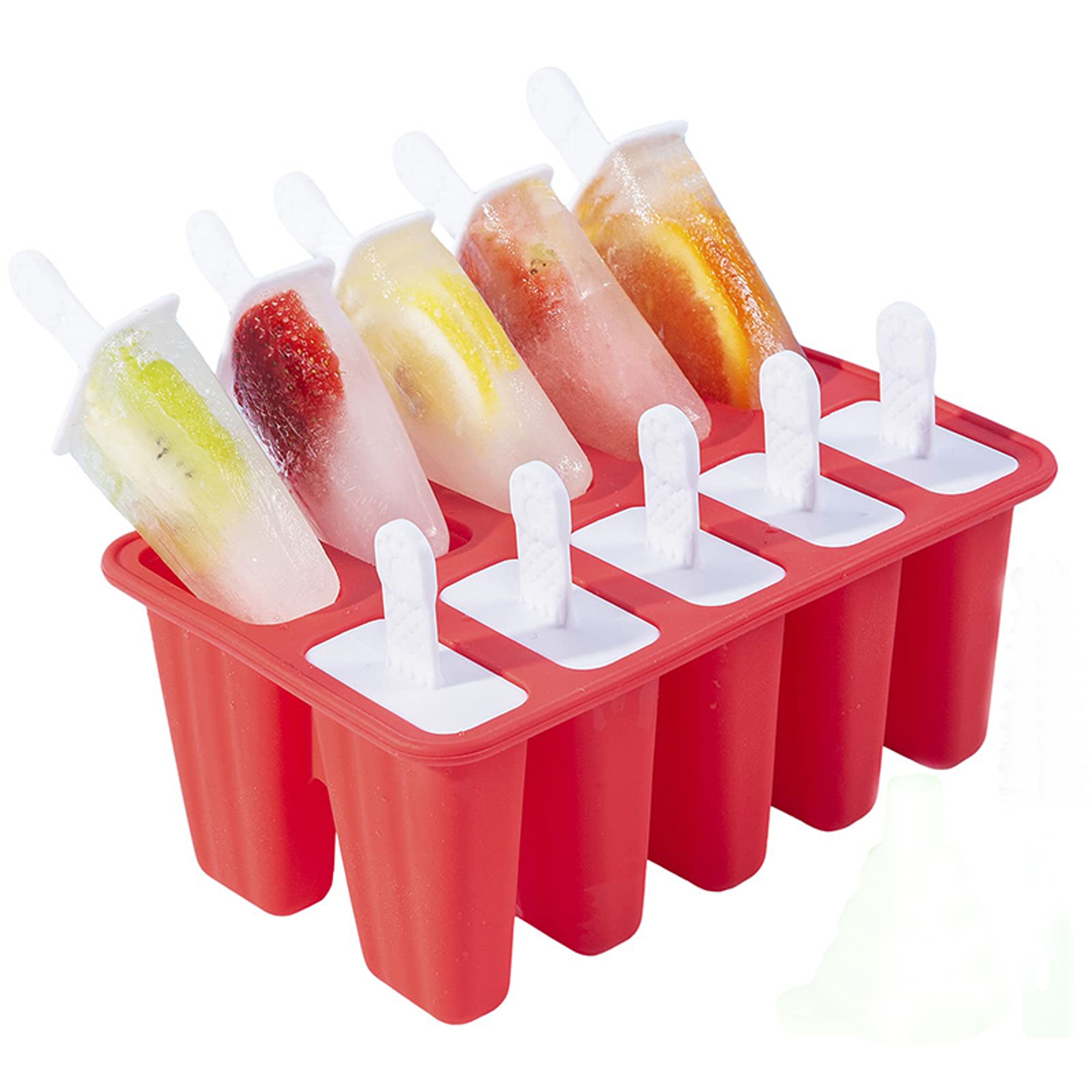Silicone Popsicle Mold Set Popsicle Molds, Silicone Popsicle Mold, BPA Free Ice Pop Maker – view 7