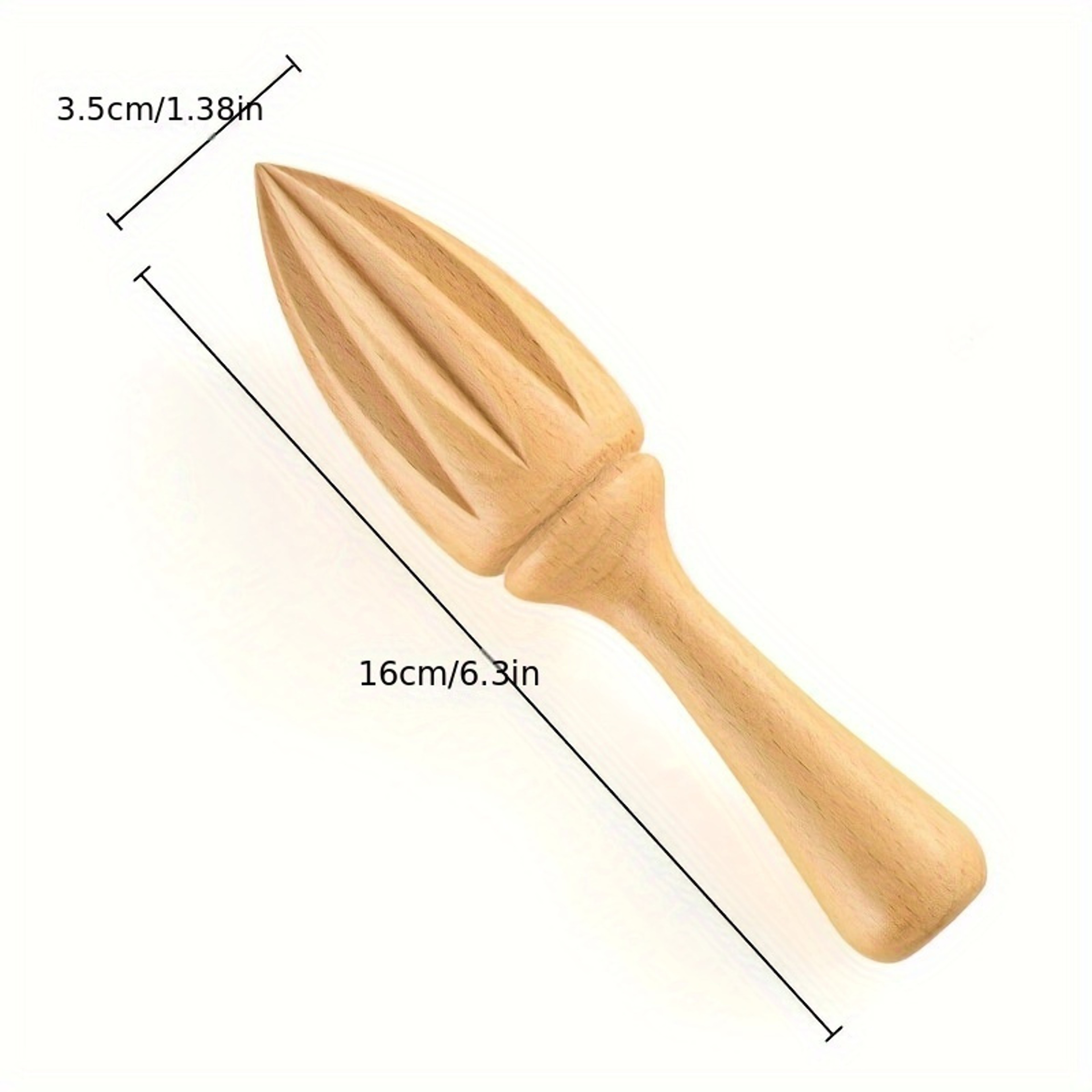 Wooden Citrus Juicer Manual Lemon & Orange Squeezer – view 3