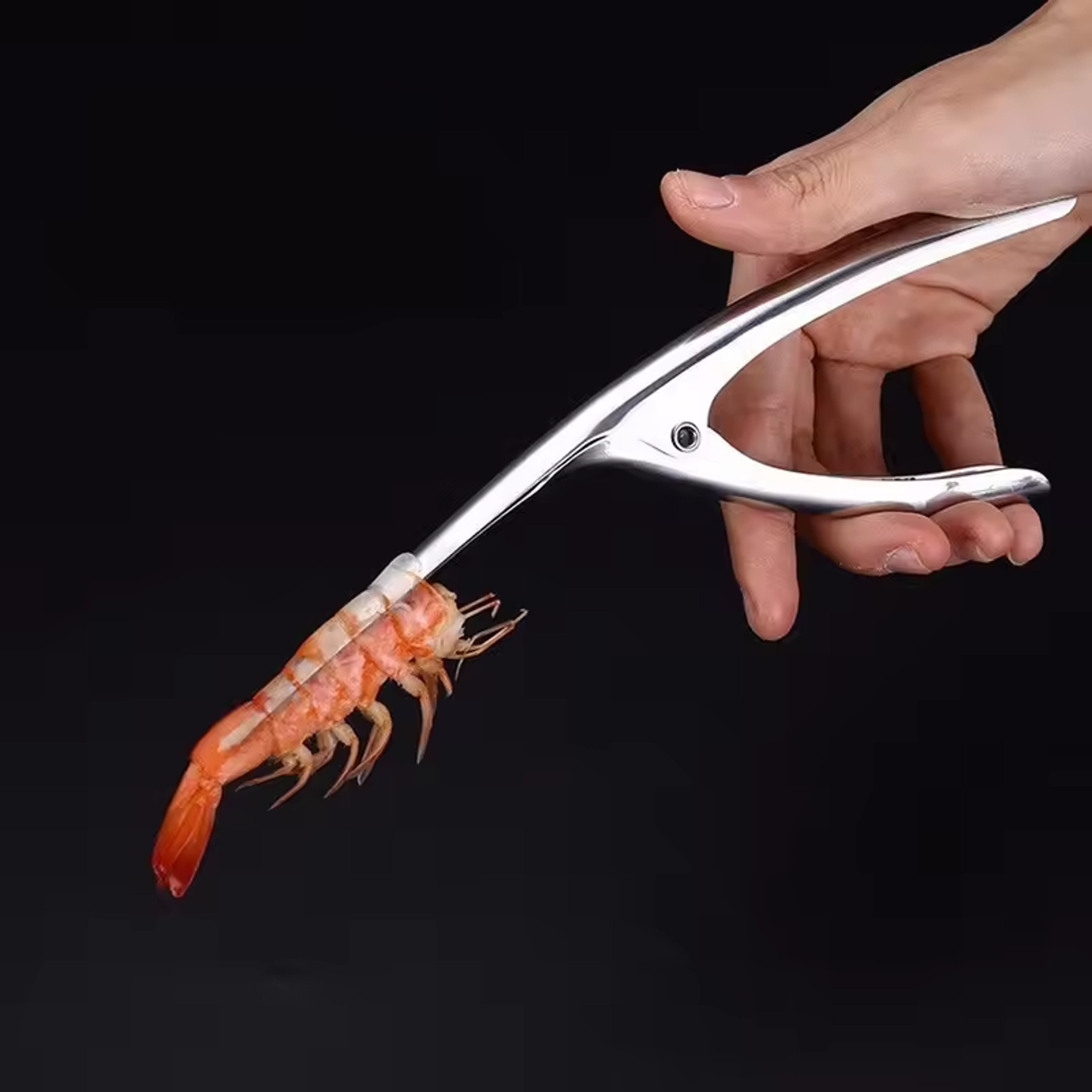 Stainless Steel Shrimp Deveiner  Peeler Prawn Cleaning Tool For Seafood Prep 4