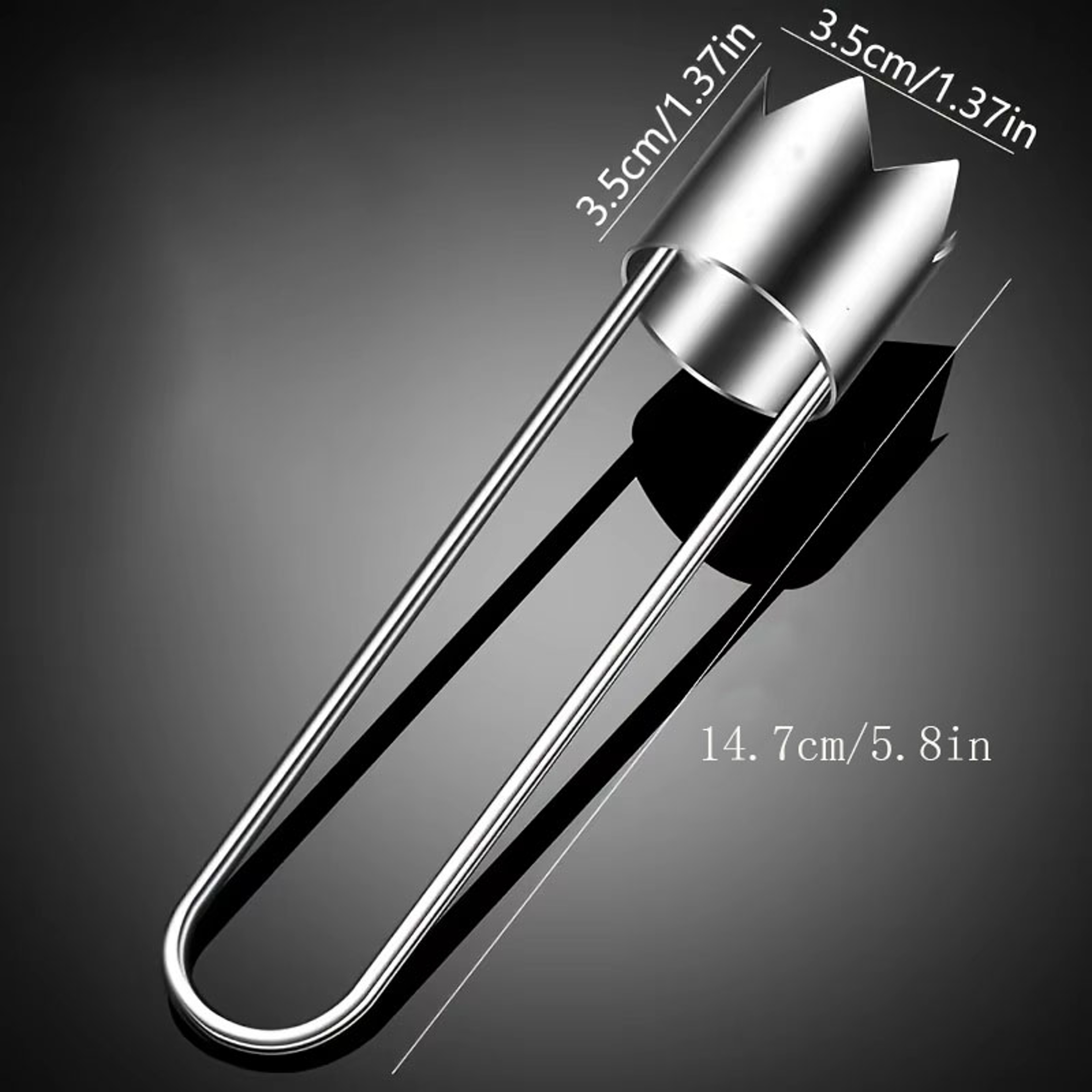 Precision Stainless Steel Fruit  Pepper Corer Tool For Easy Seed And Core Removal 6
